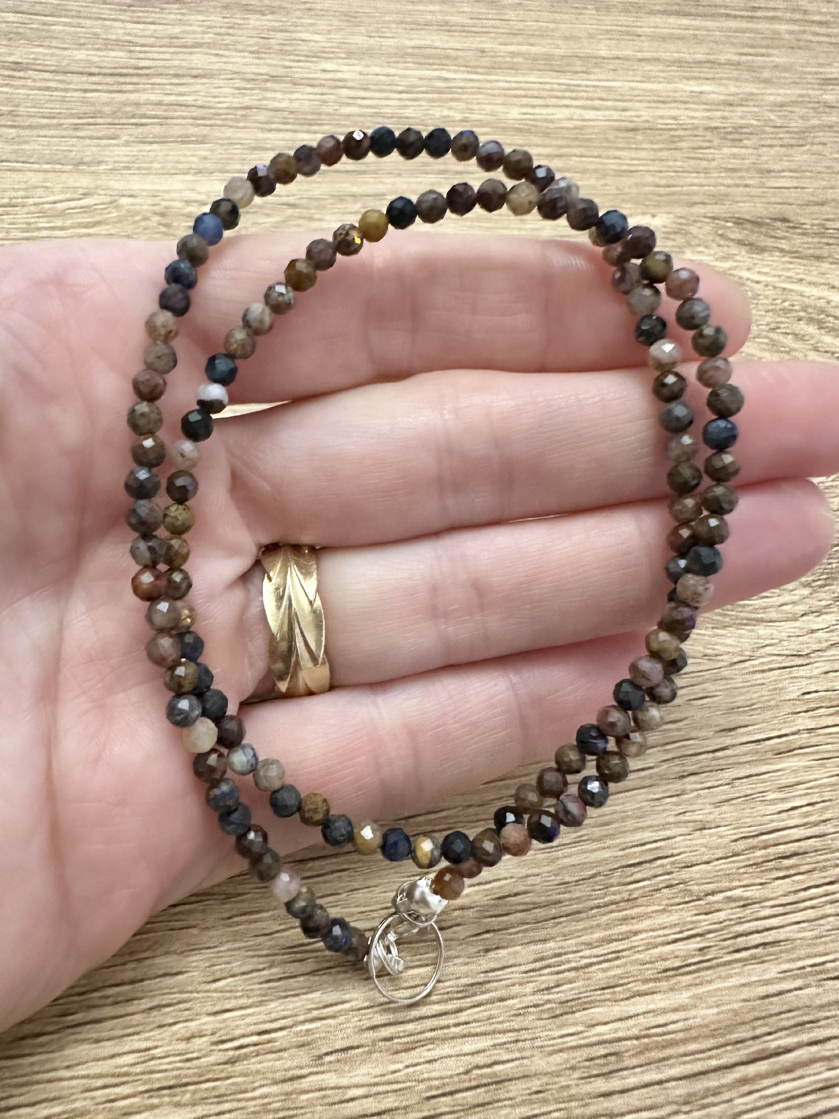 Petersite necklace 45 cm - NAH03
