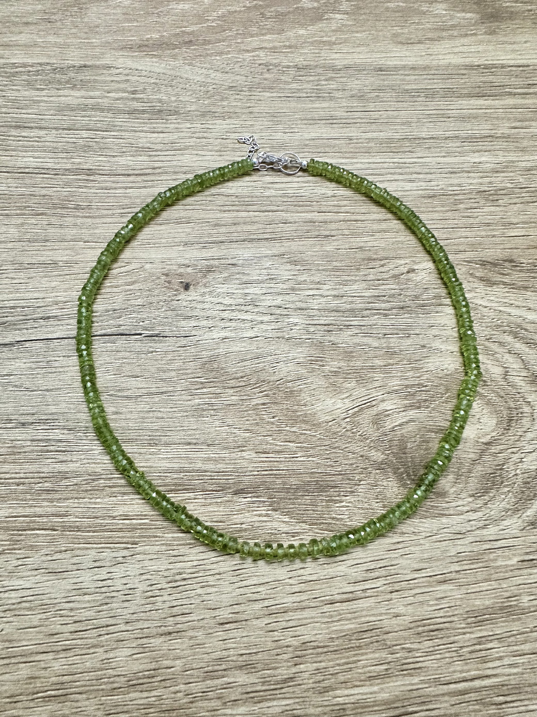 Peridote necklace 45 cm - NAH09