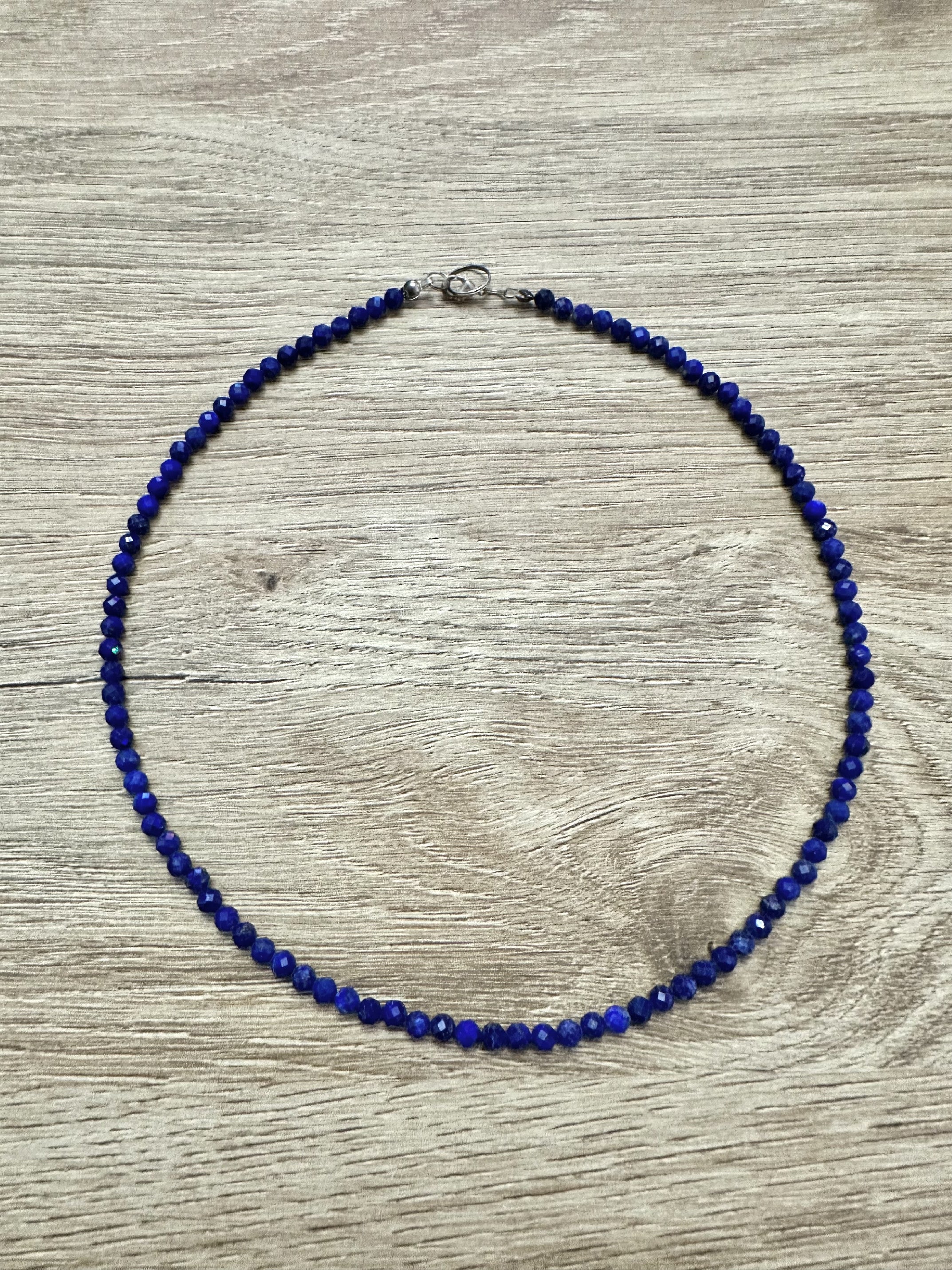 Lapis necklace 45 cm (4,5mm) - NAH13