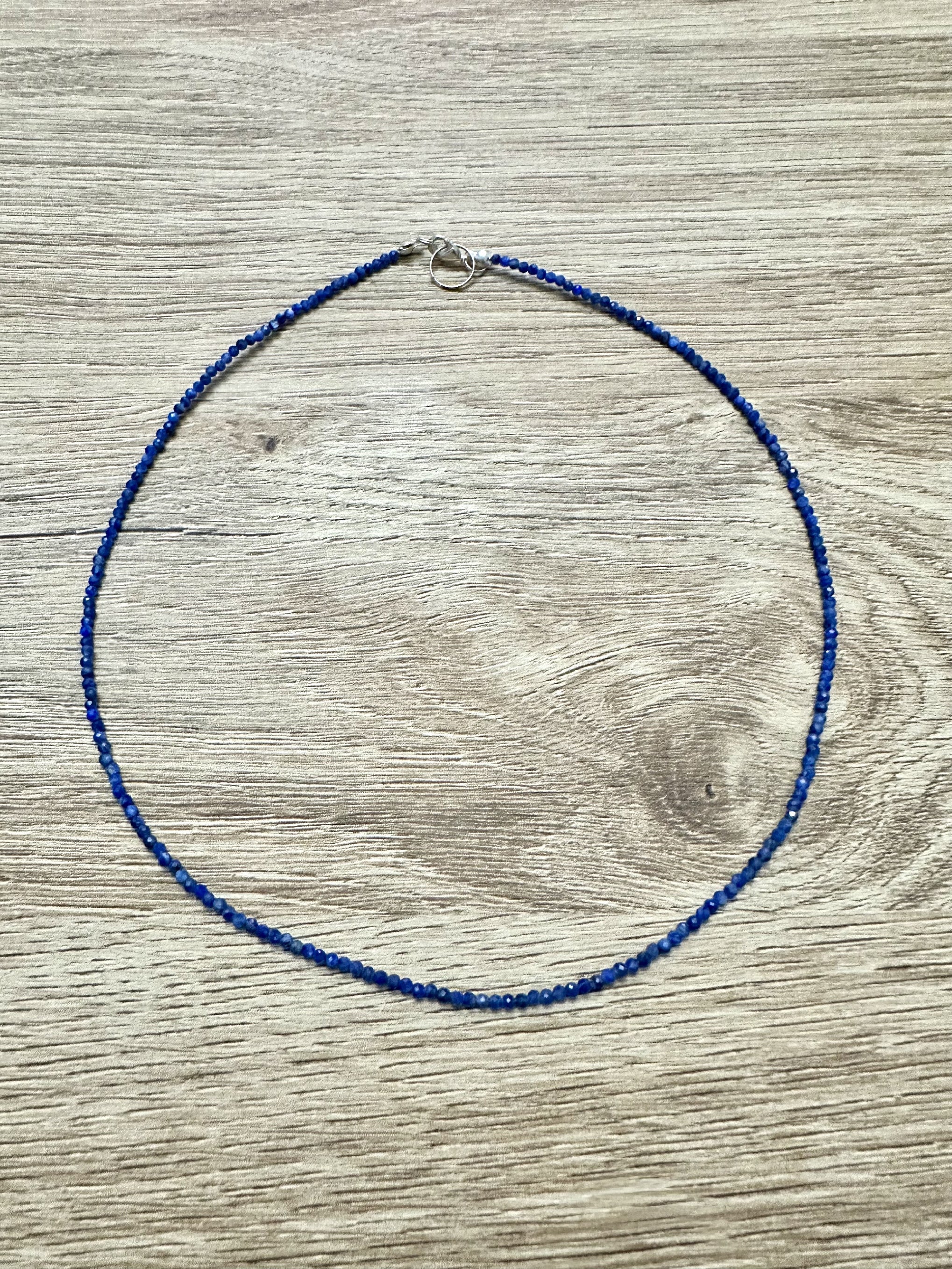 Kyanite necklace 45 cm (2mm) - NAH20