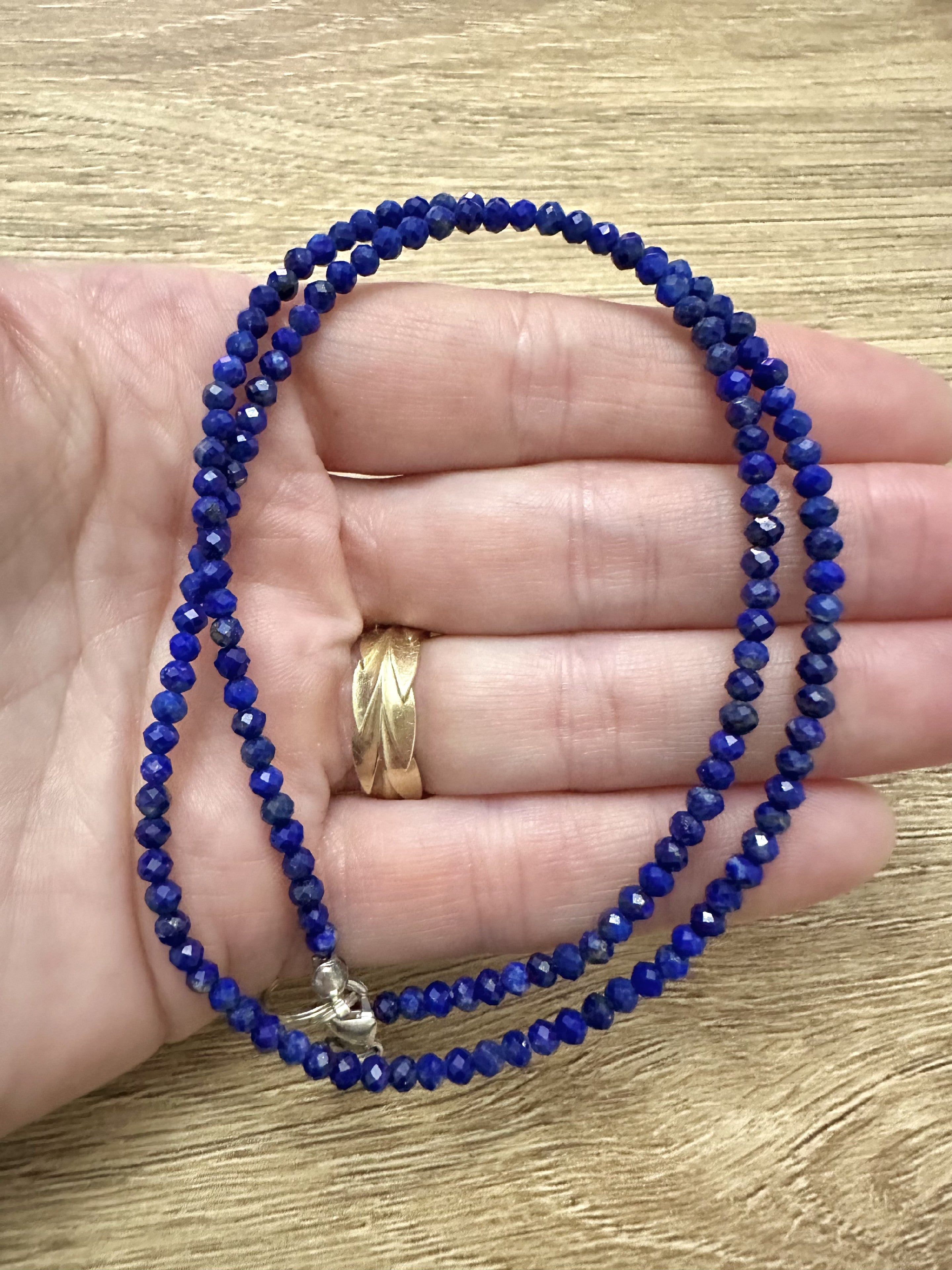 Lapis necklace 45 cm (3mm) - NAH24