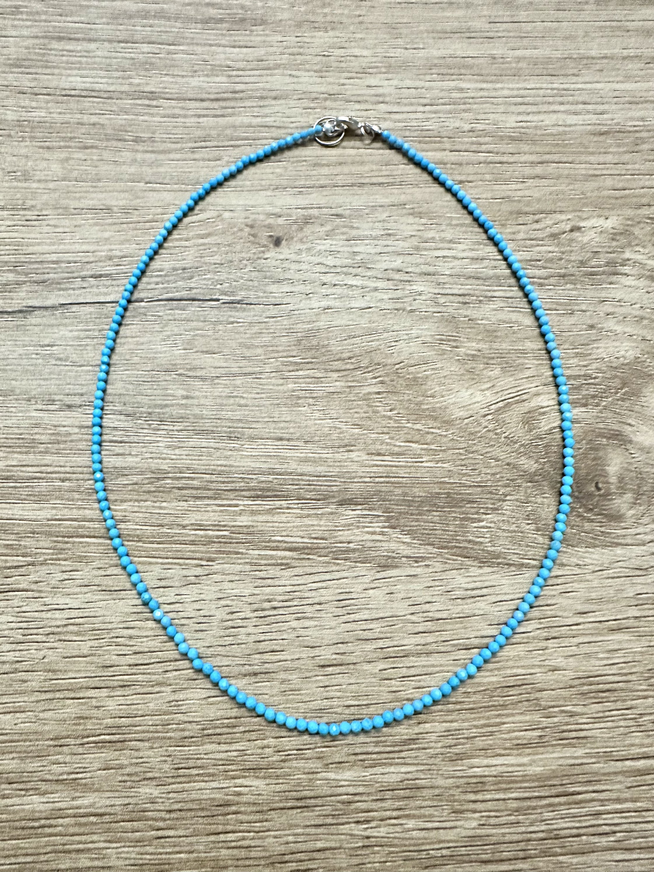 Turquoise necklace 45 cm (2,5mm) - NAH36