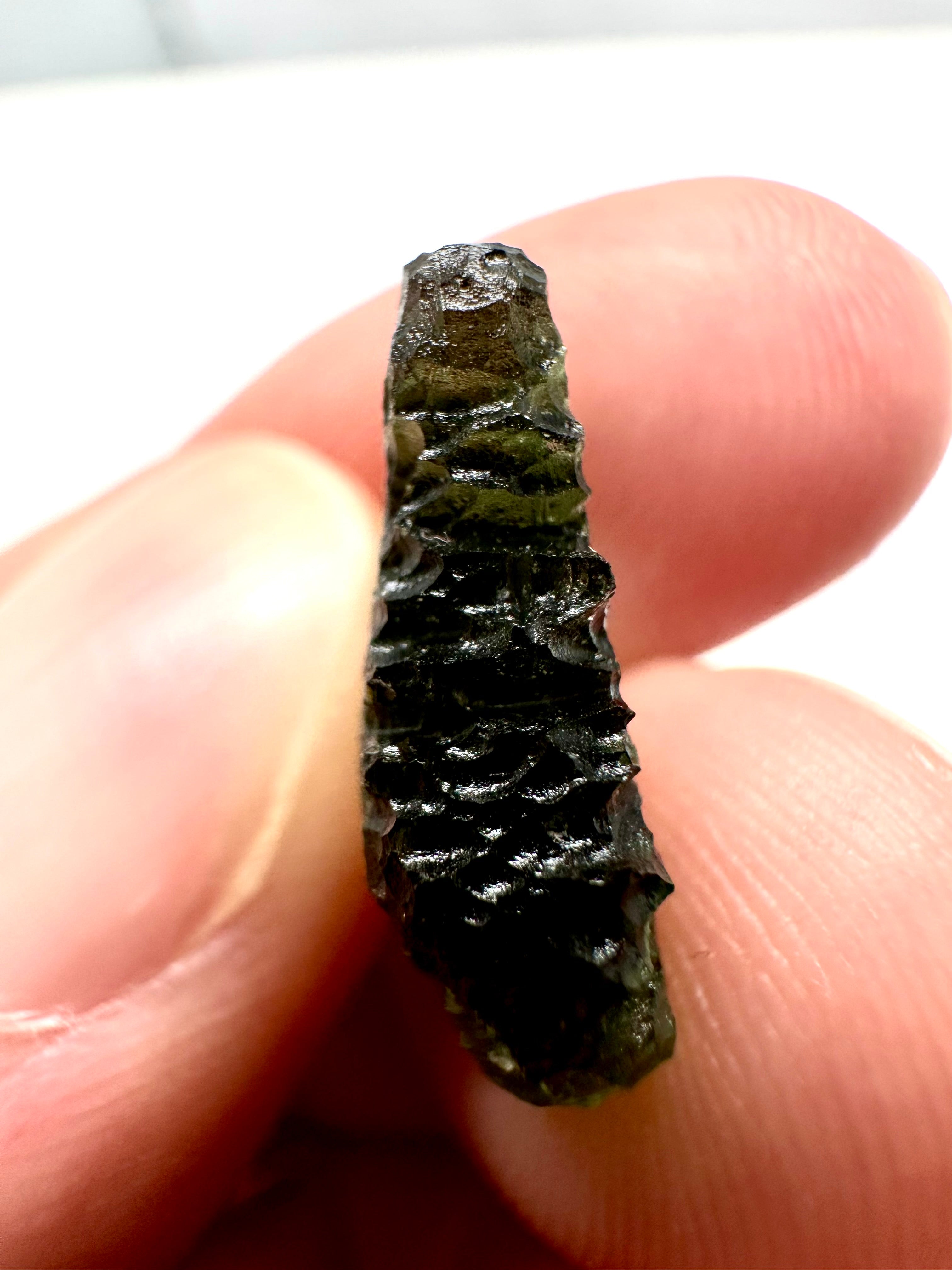 Moldavite – Chlum nad Malsi – 1,4g - V2224