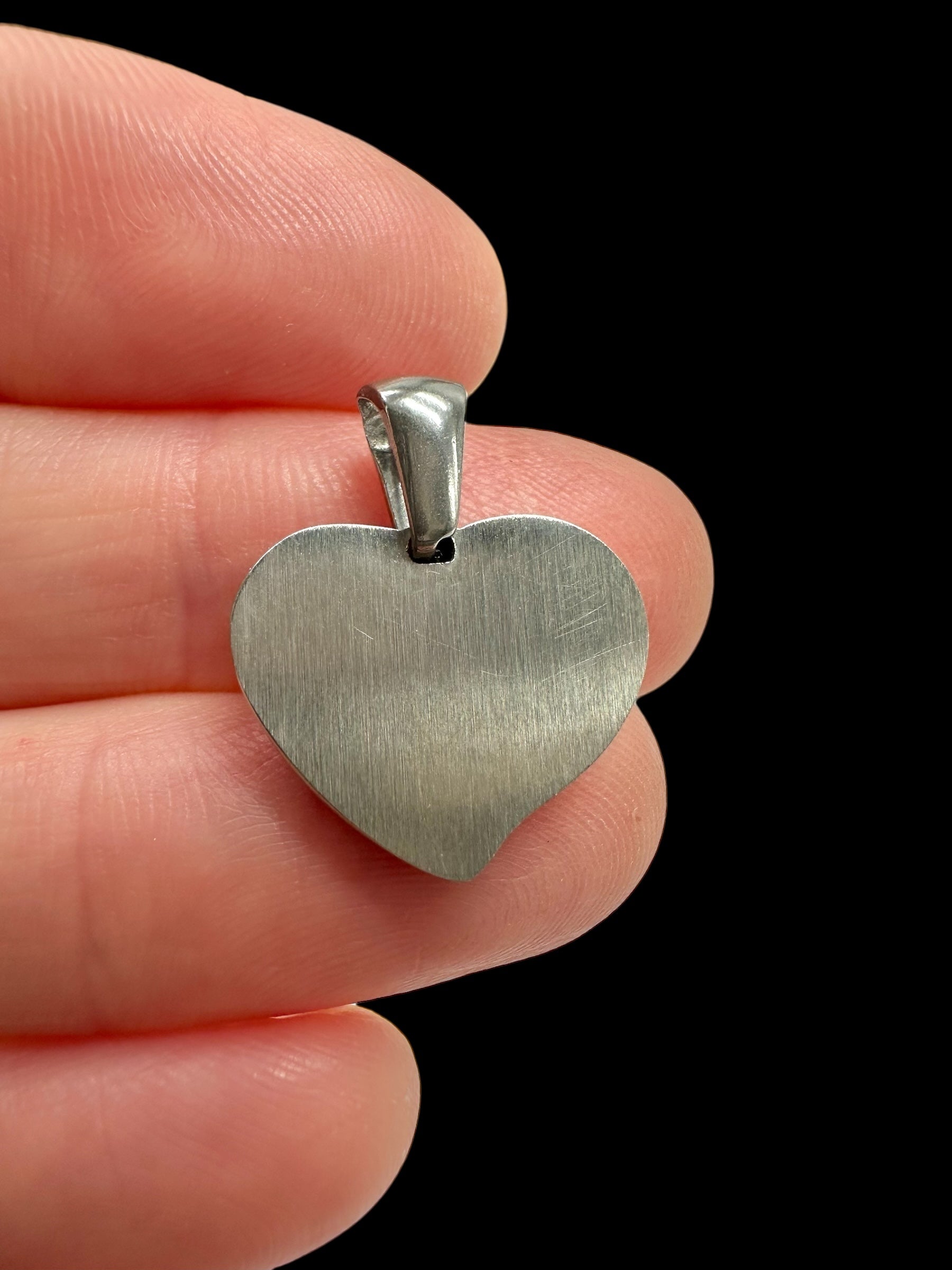 Aletai meteorite pendant / heart - P/M090