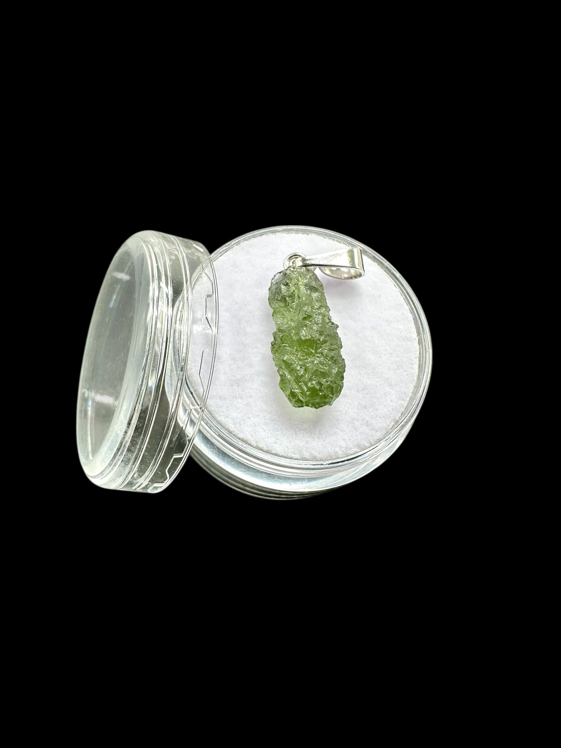 Plastic screw-top box for mineral samples (white) - PK008