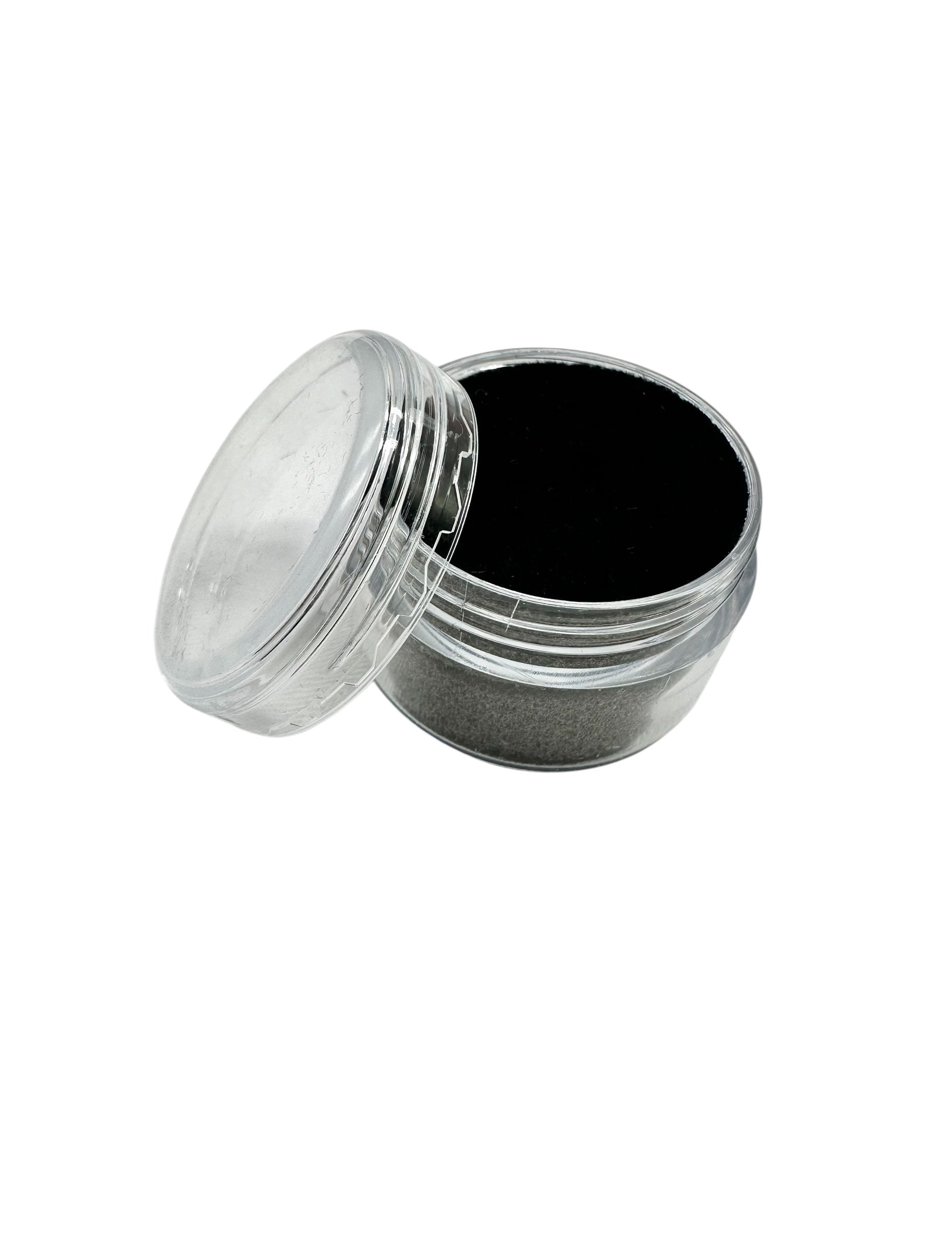 Plastic screw-top box for mineral samples (black) - PK009