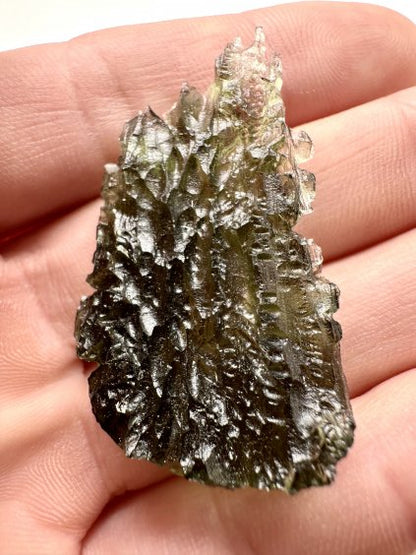 Moldavite Grezza – Milikovice nad trati – 8,3g - V498