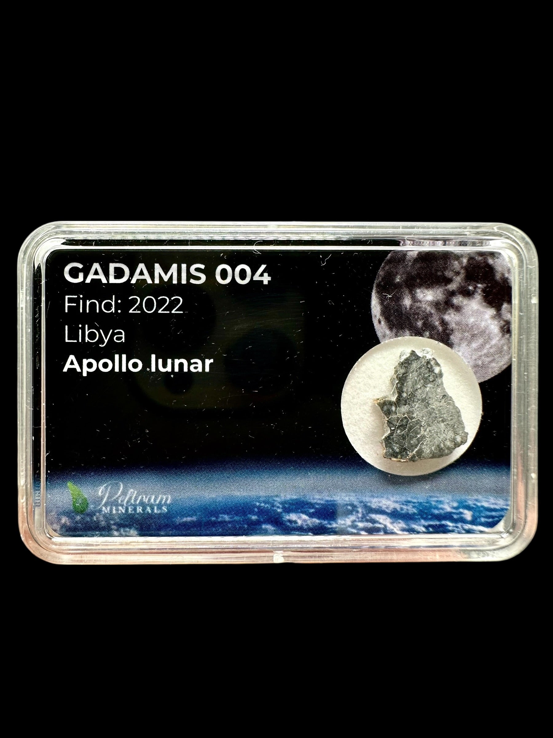Lunar meteorite Gadamis 004 – 0,4g – Libya