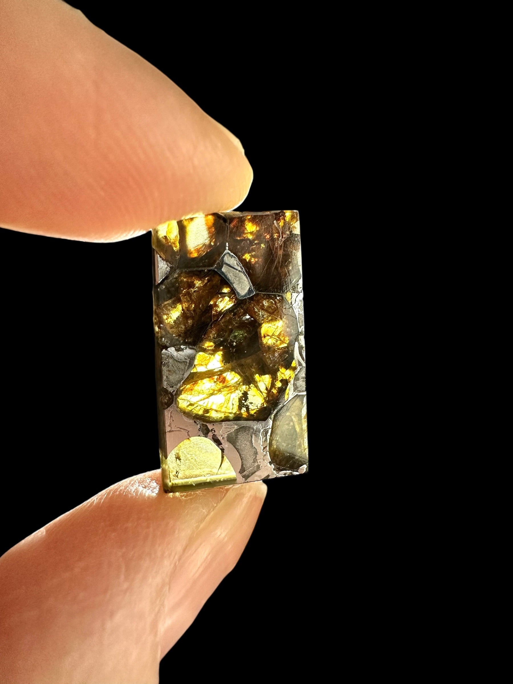 Meteorite Pallasit Brahin 2,4g – Extra Quality – Belarus - MEBR46