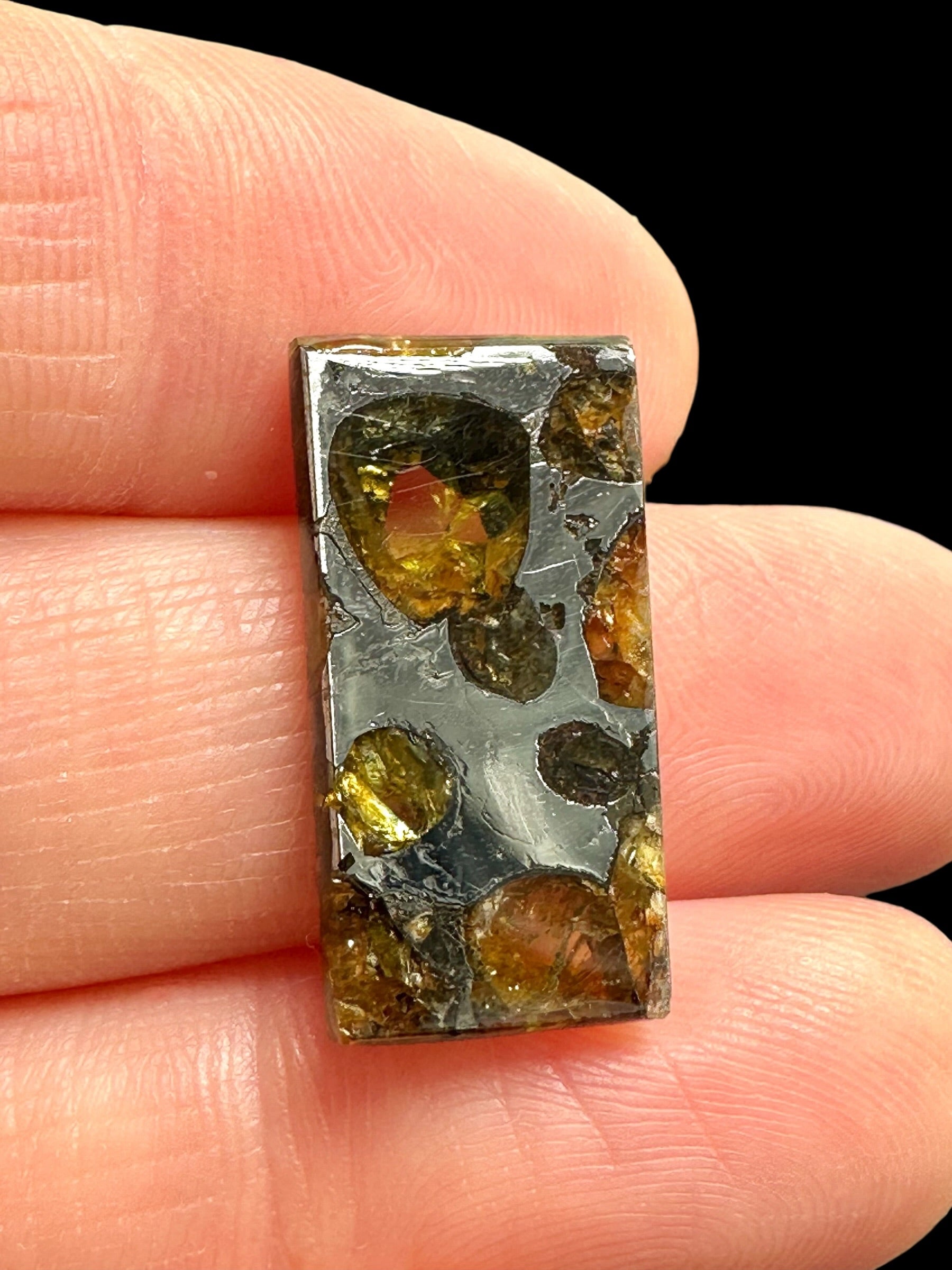 Meteorite Pallasit Brahin 2,5g – Extra Quality – Belarus - MEBR50