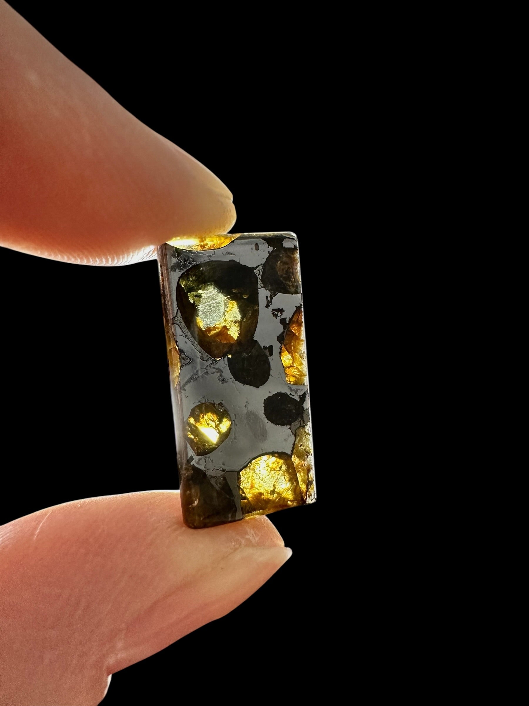 Meteorite Pallasit Brahin 2,5g – Extra Quality – Belarus - MEBR50