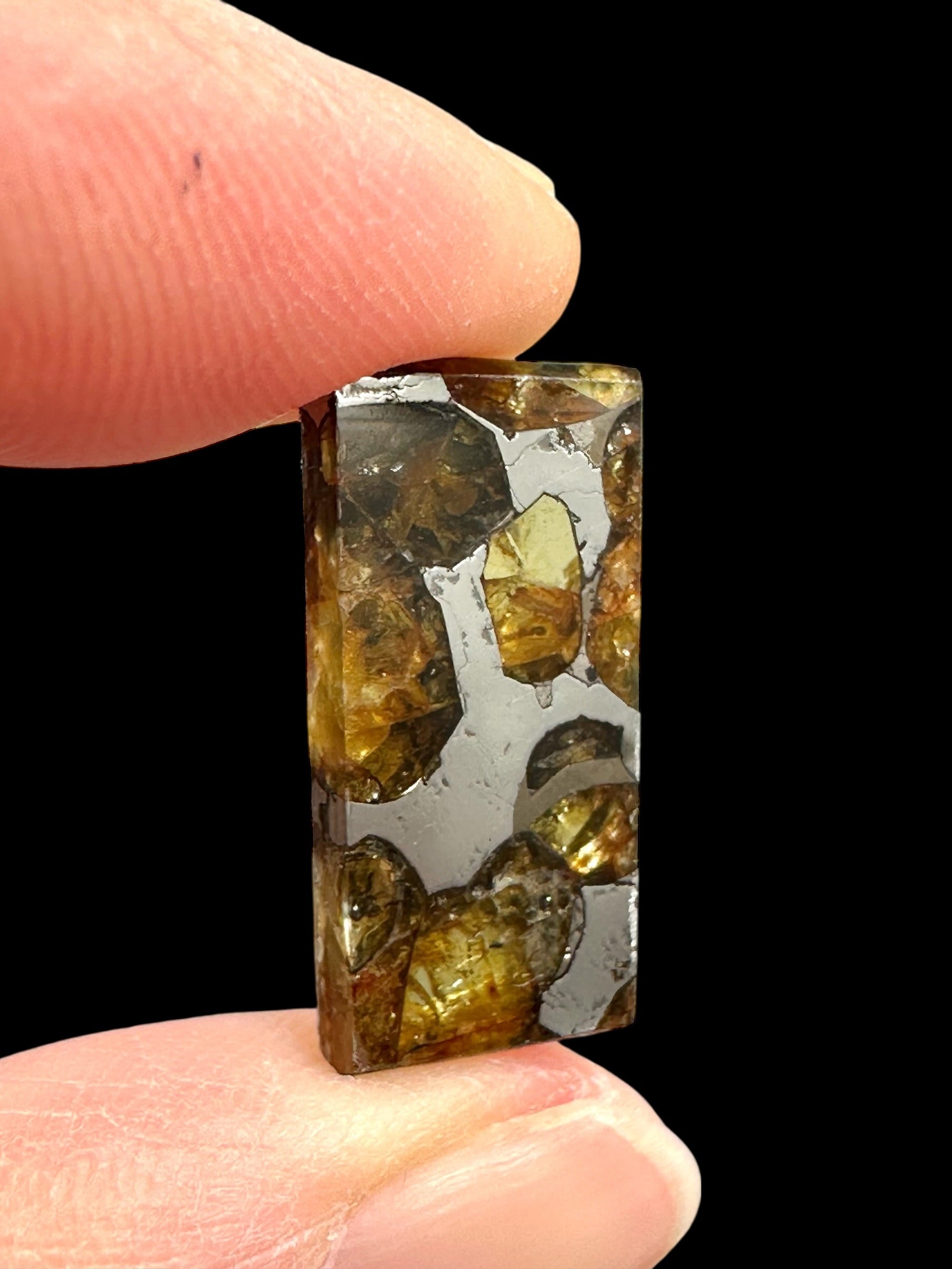 Meteorite Pallasit Brahin 2,5g – Extra Quality – Belarus