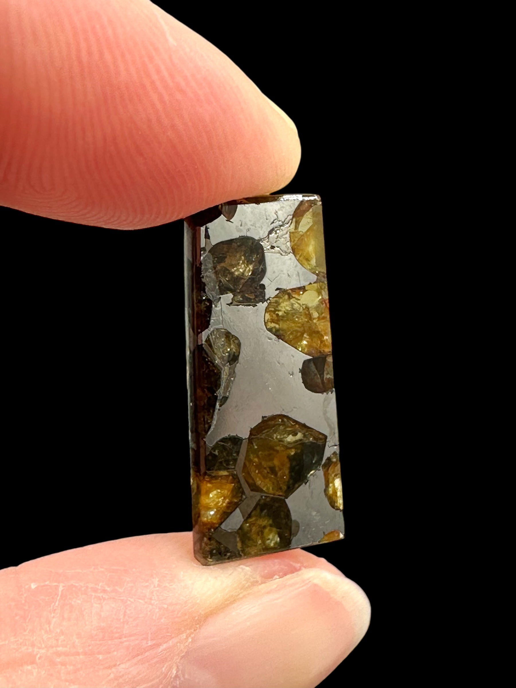 Meteorite Pallasit Brahin 2,5g – Extra Quality – Belarus - MEBR54
