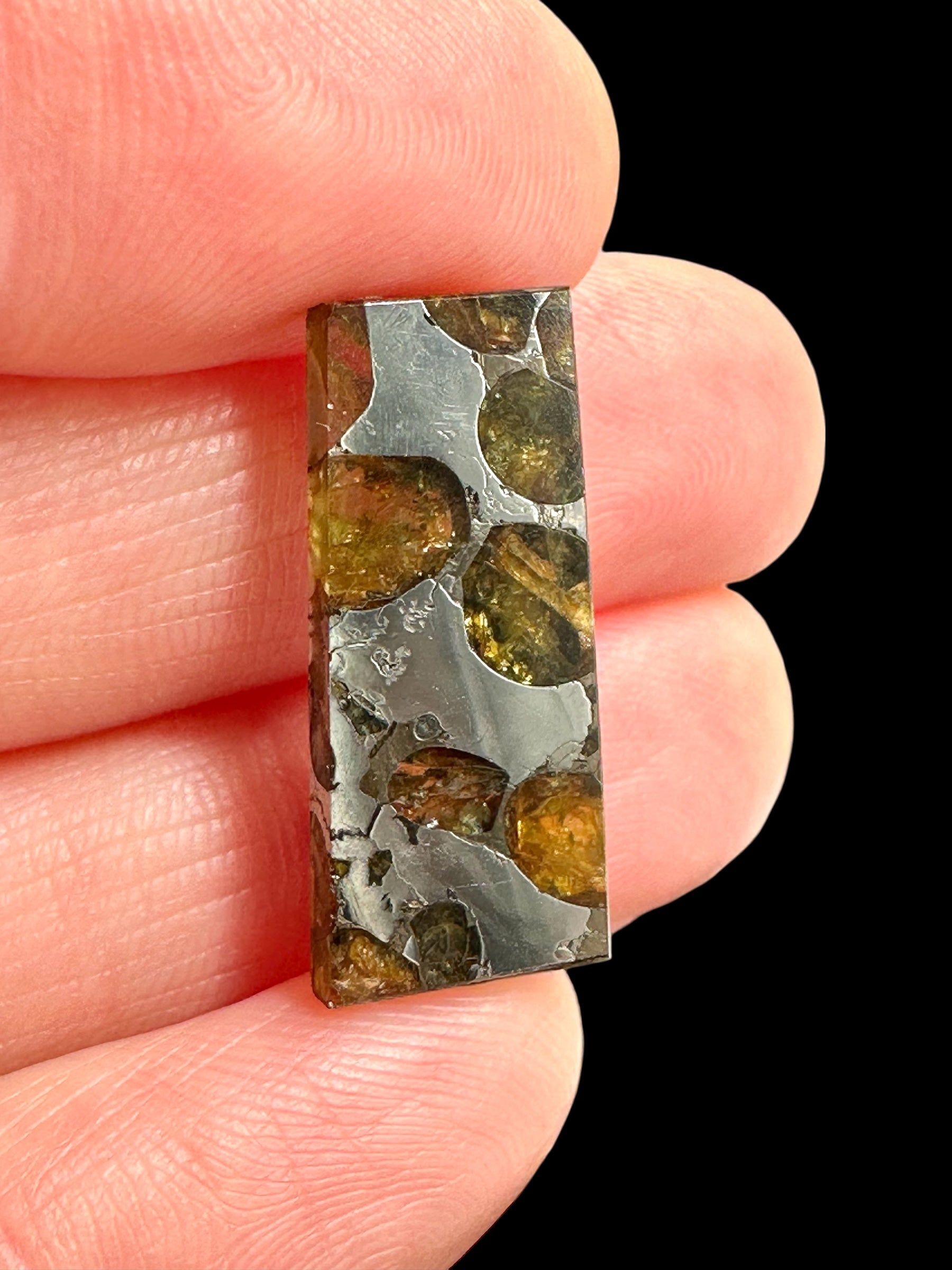 Meteorite Pallasit Brahin 2,5g – Extra Quality – Belarus - MEBR54