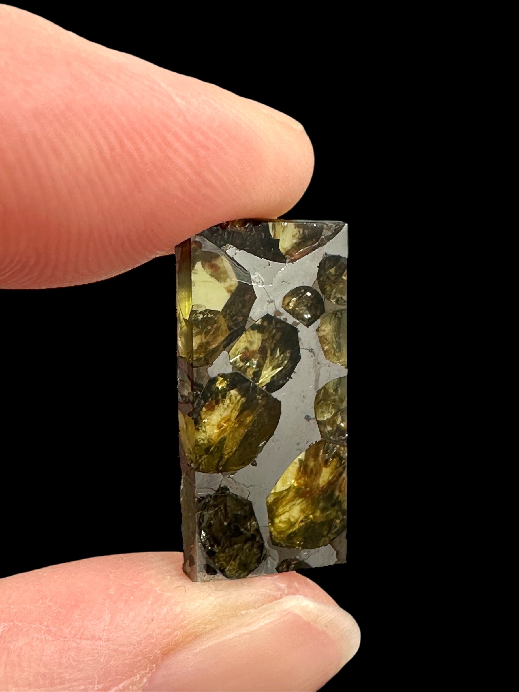 Meteorite Pallasit Brahin 2,5g – Extra Quality – Belarus - MEBR54