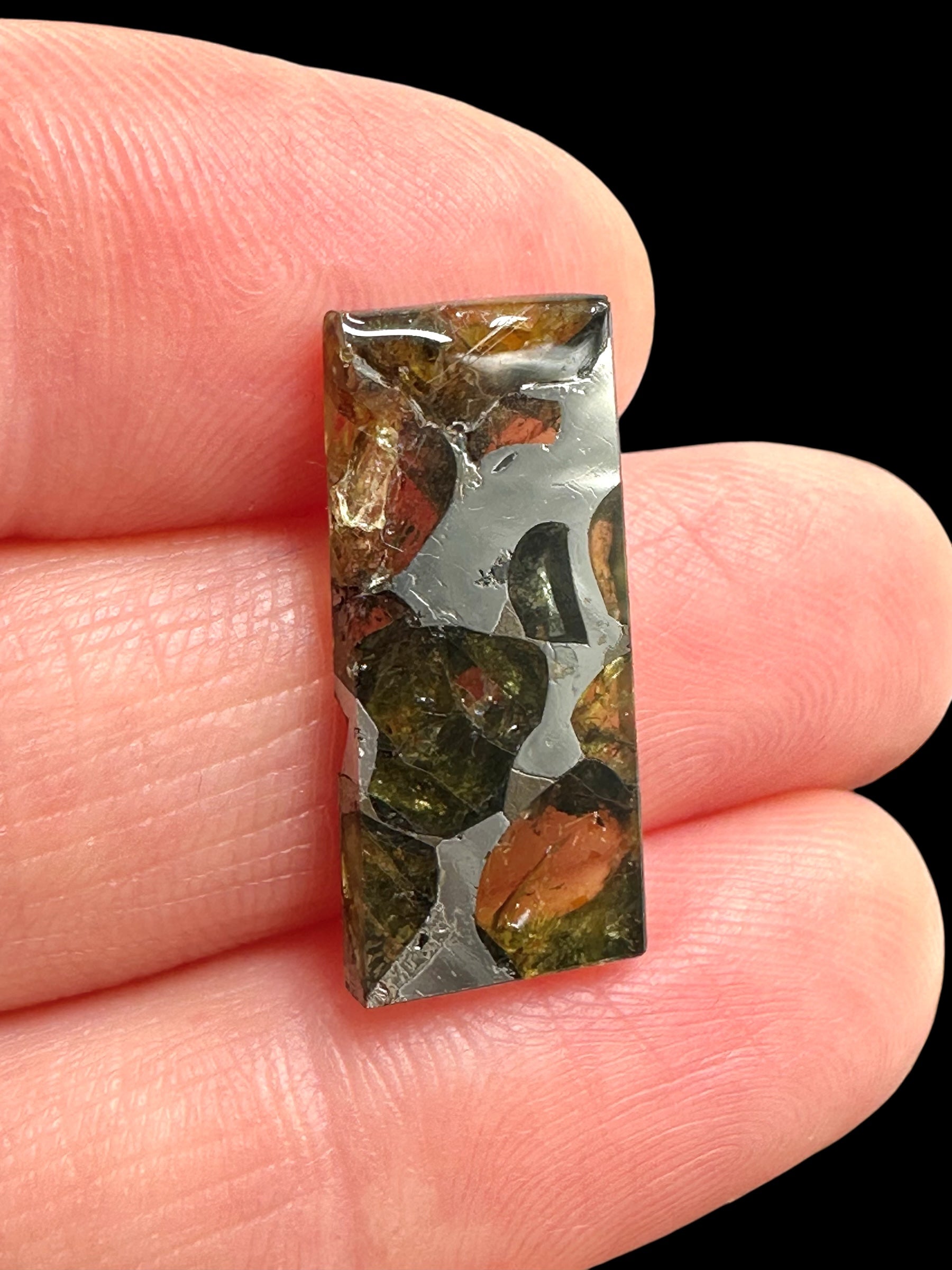 Meteorite Pallasit Brahin 2,2g – Extra Quality – Belarus - MEBR57