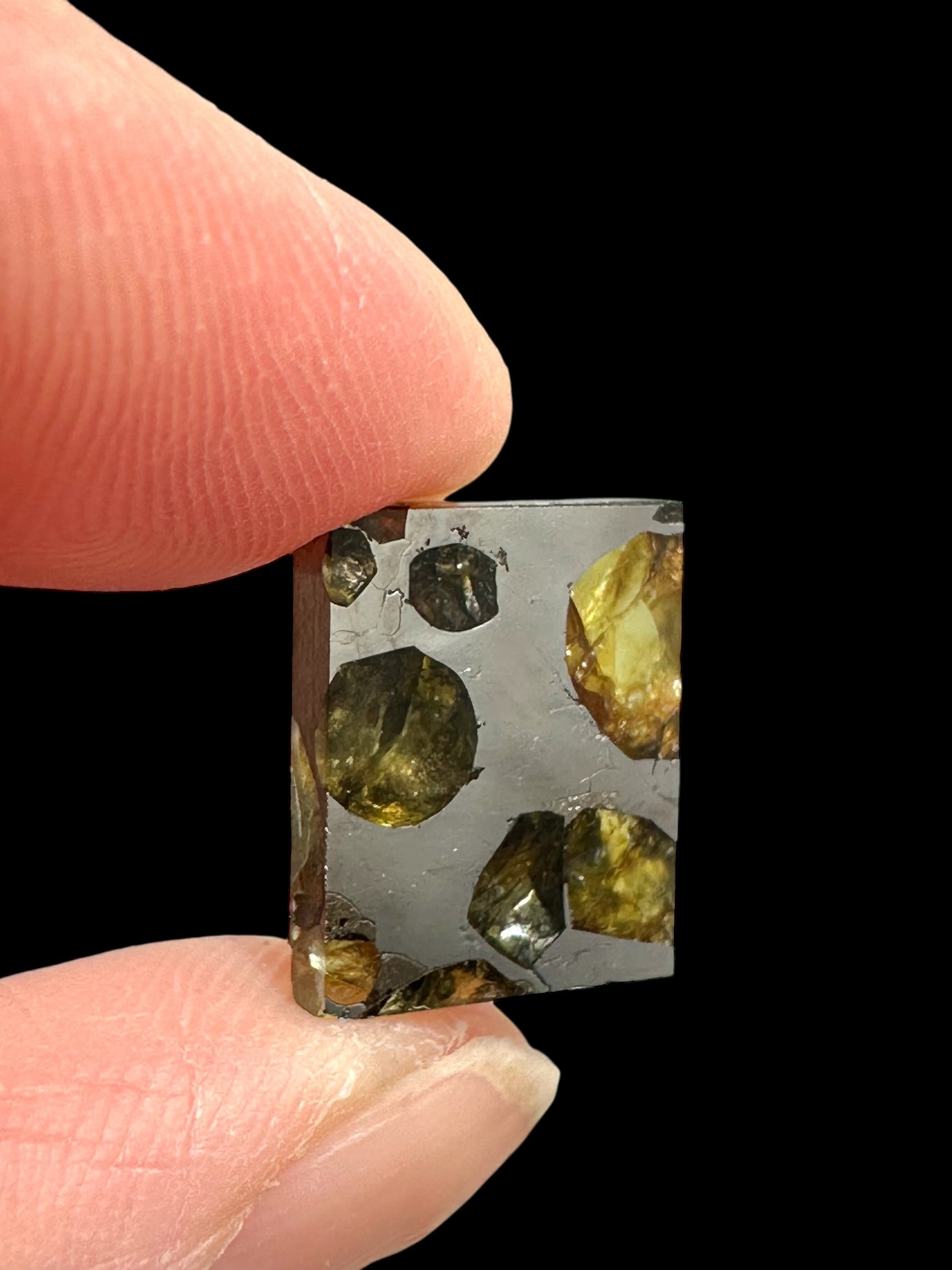 Meteorite Pallasit Brahin 2,4g – Extra Quality – Belarus - MEBR67