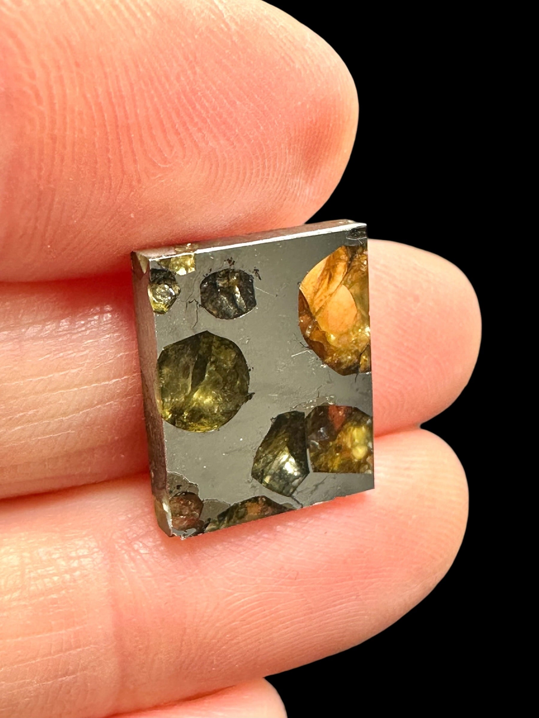 Meteorite Pallasit Brahin 2,4g – Extra Quality – Belarus - MEBR67