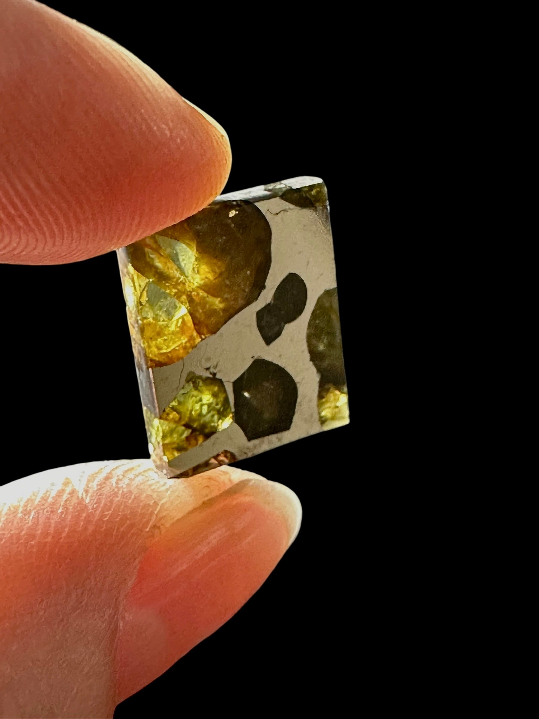 Meteorite Pallasit Brahin 2,4g – Extra Quality – Belarus - MEBR67