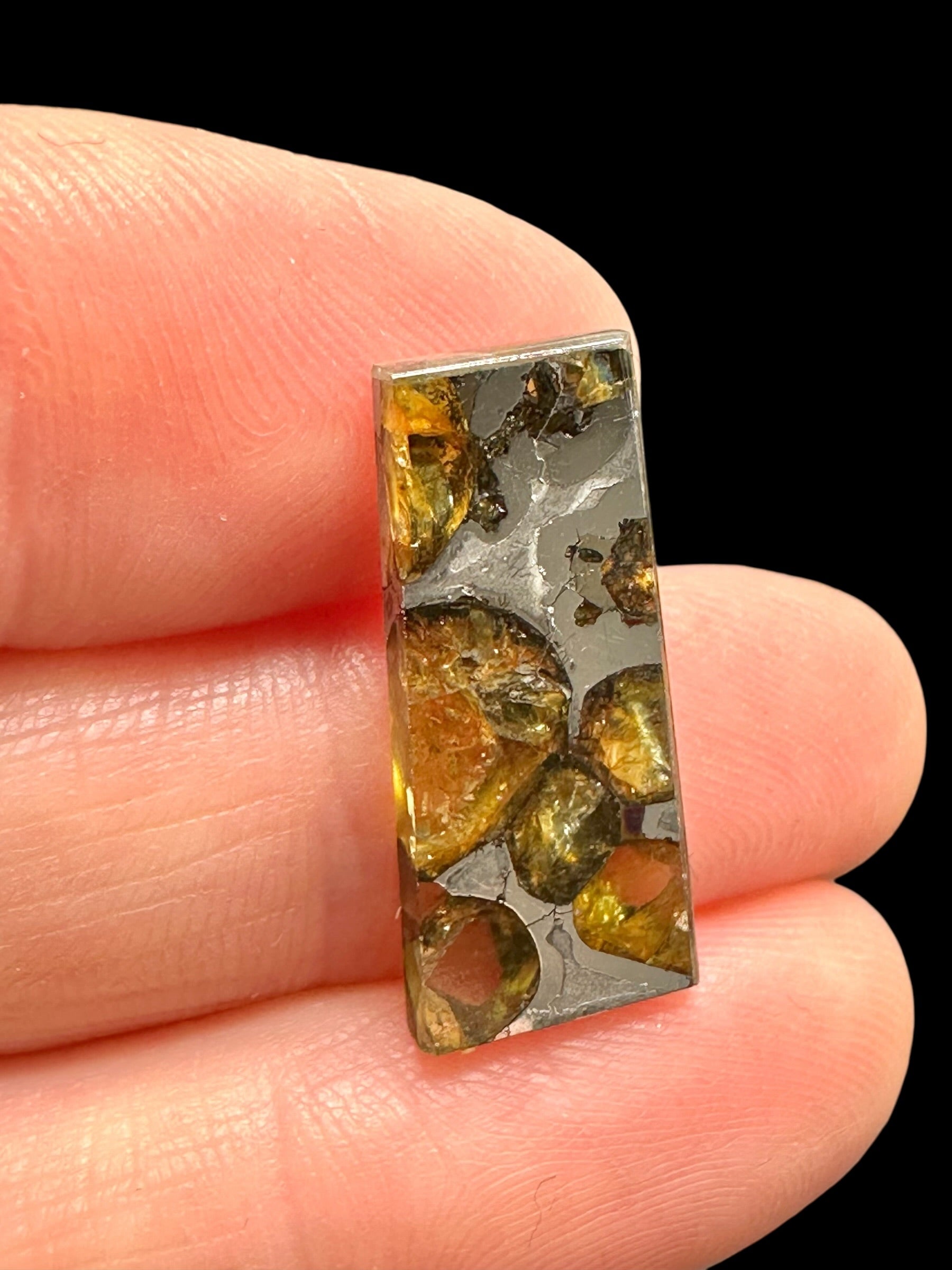 Meteorite Pallasit Brahin 2,1g – Extra Quality – Belarus - MEBR69