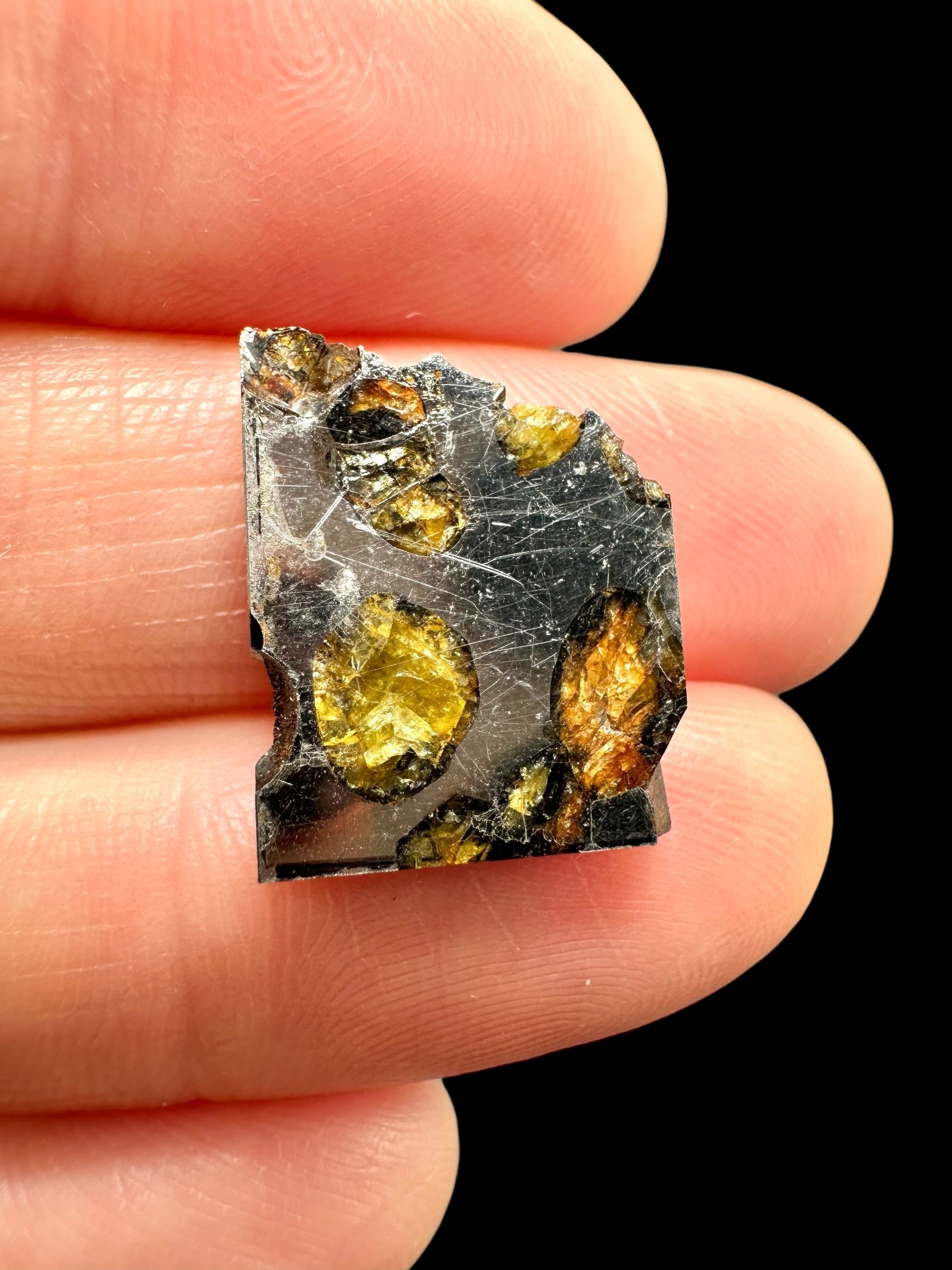 Meteorite Pallasite Springwater 2,6g – Canada - MESW16