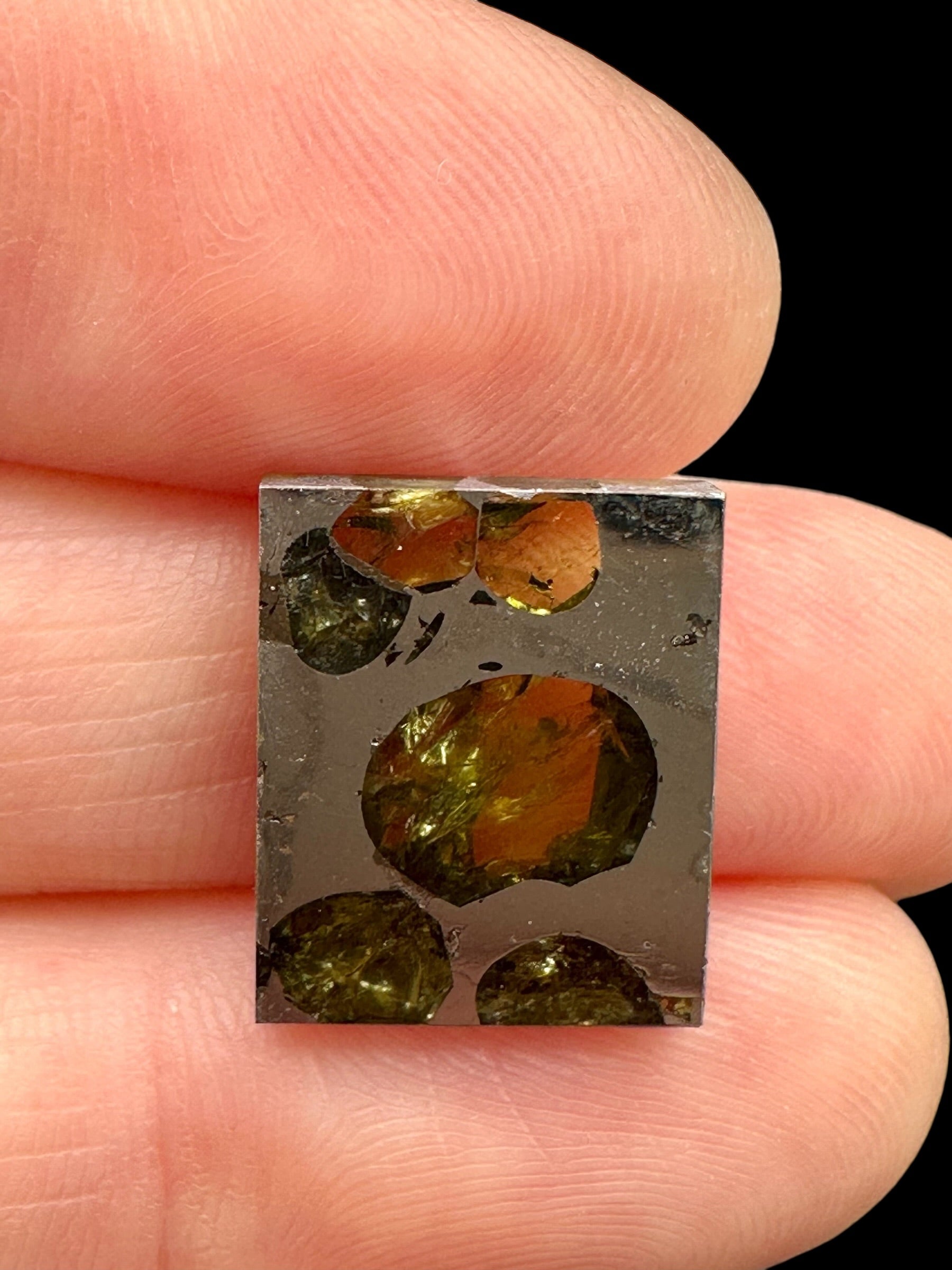Meteorite Pallasit Brahin 2,4g – Extra Quality – Belarus - MEBR81