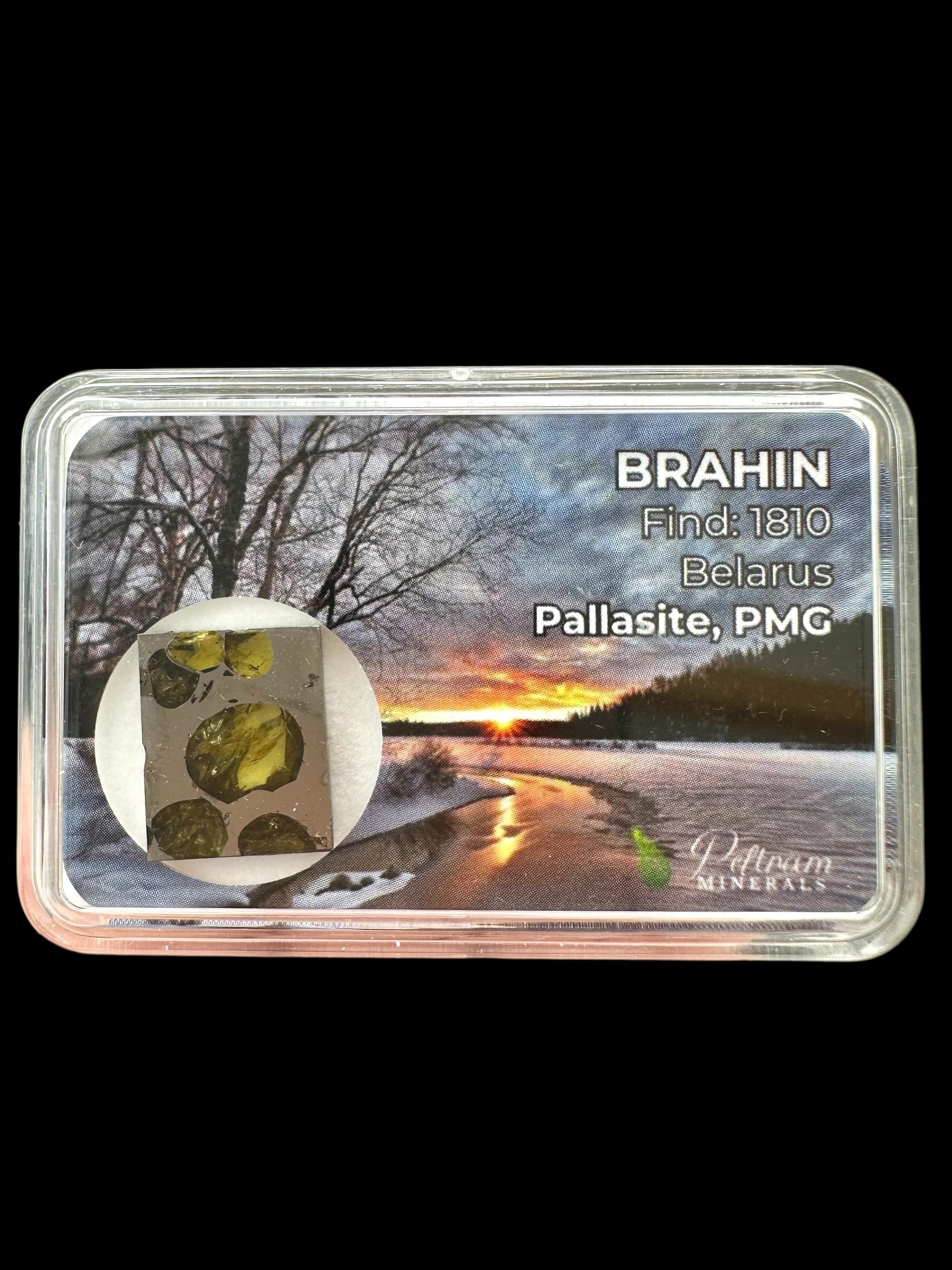 Meteorite Pallasit Brahin 2,4g – Extra Quality – Belarus