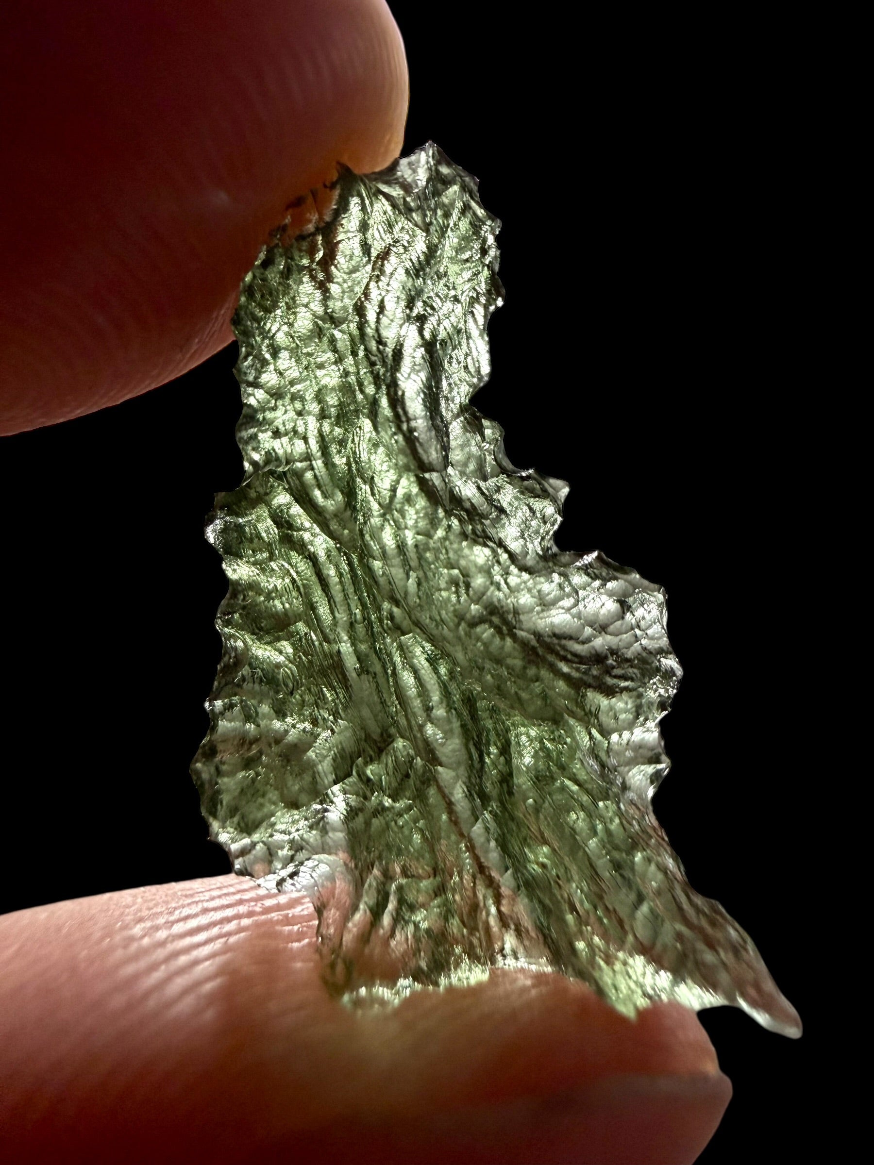 Moldavite – Maly Chlum – 0,9g - OVL102