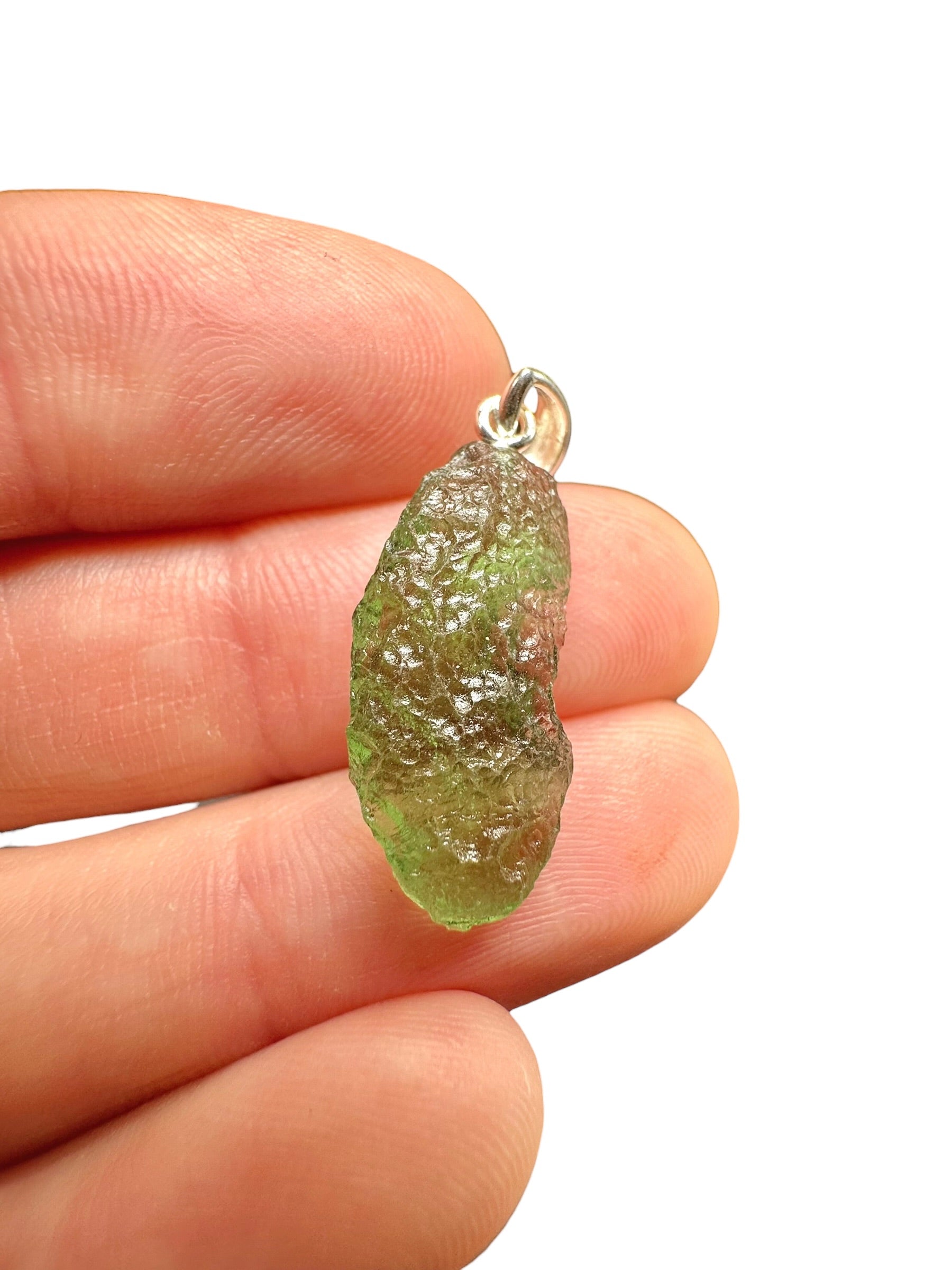 Silver moldavite pendant 1,5g - SP/V837