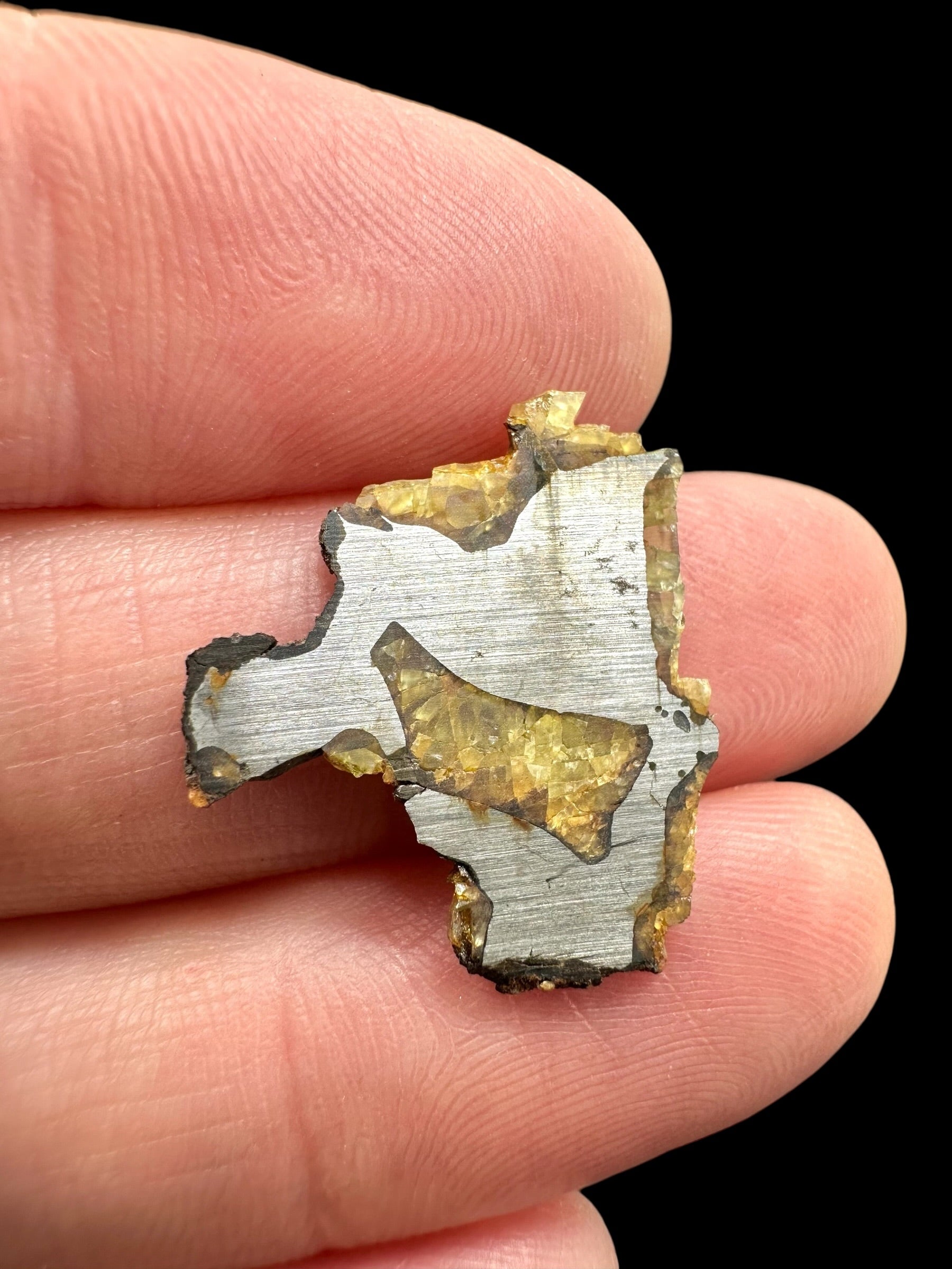 Meteorite Pallasite Imilac 1,1g – Chile - MEIM35
