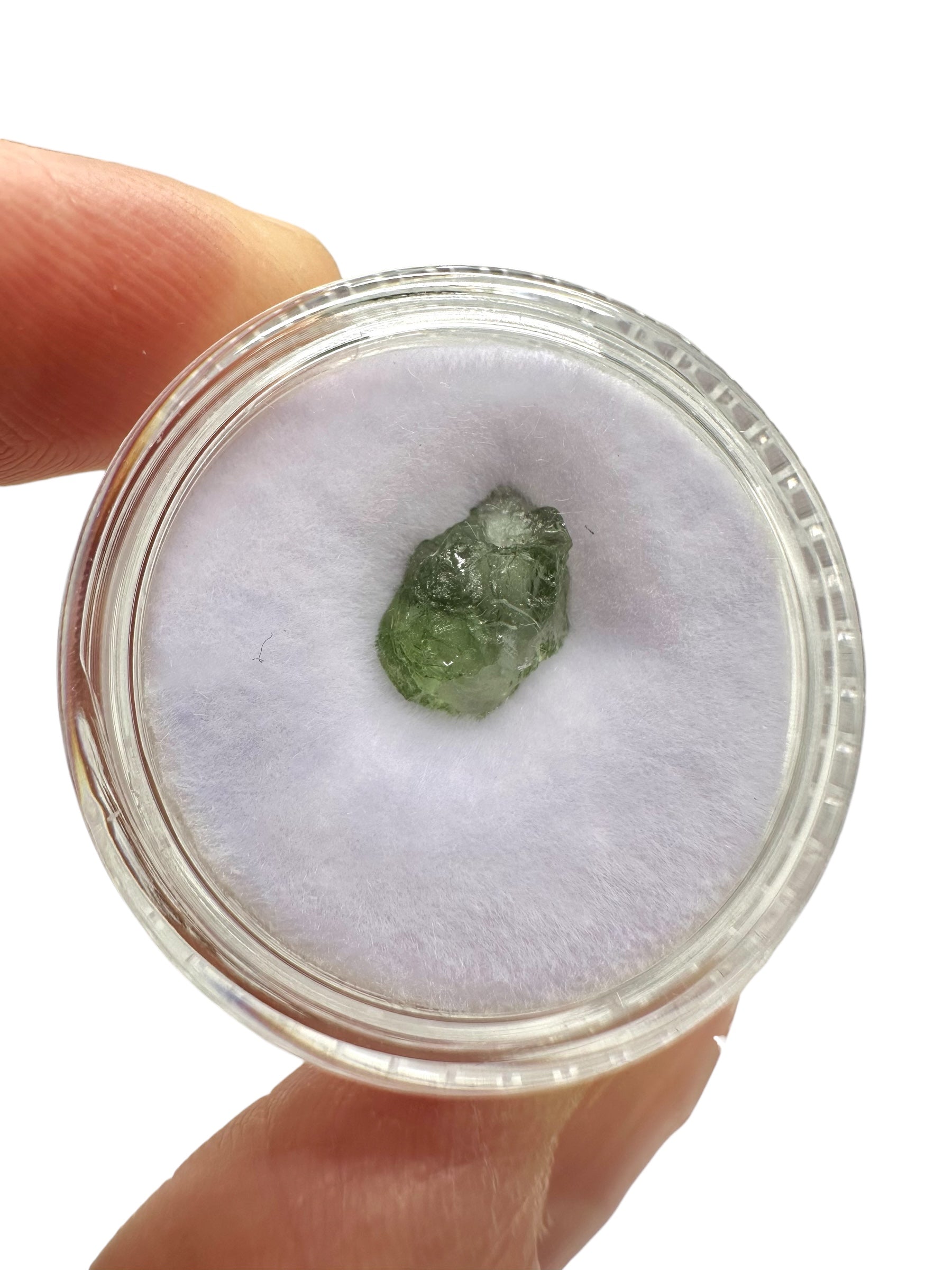 Moldavites in a box, 12 pieces - VK02