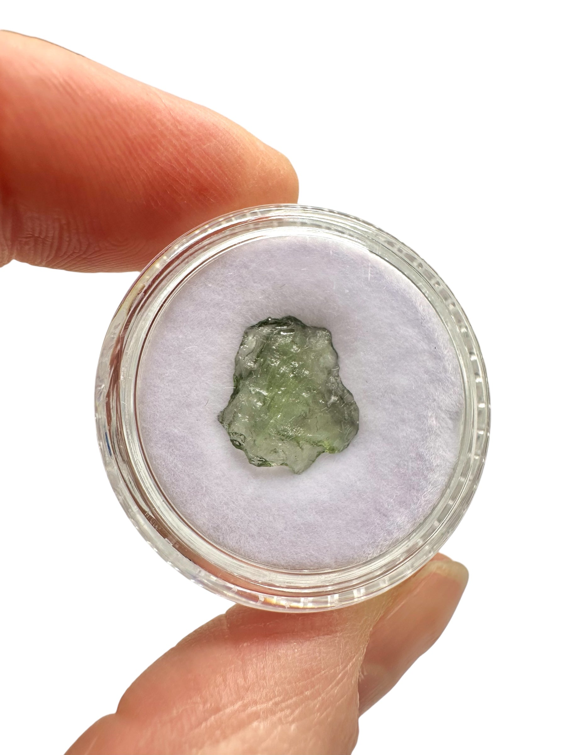 Moldavites in a box, 12 pieces - VK03