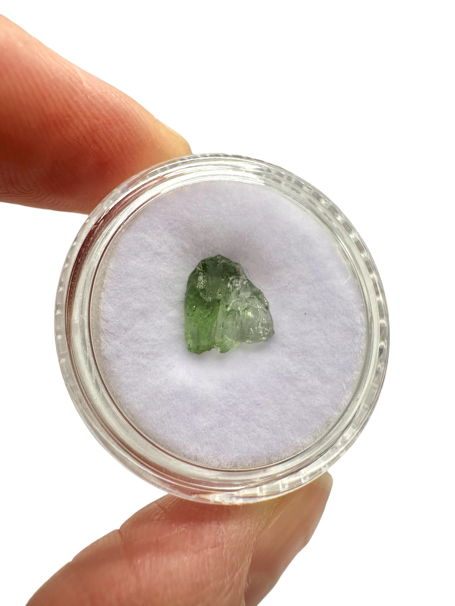 Moldavites in a box, 12 pieces - VK03