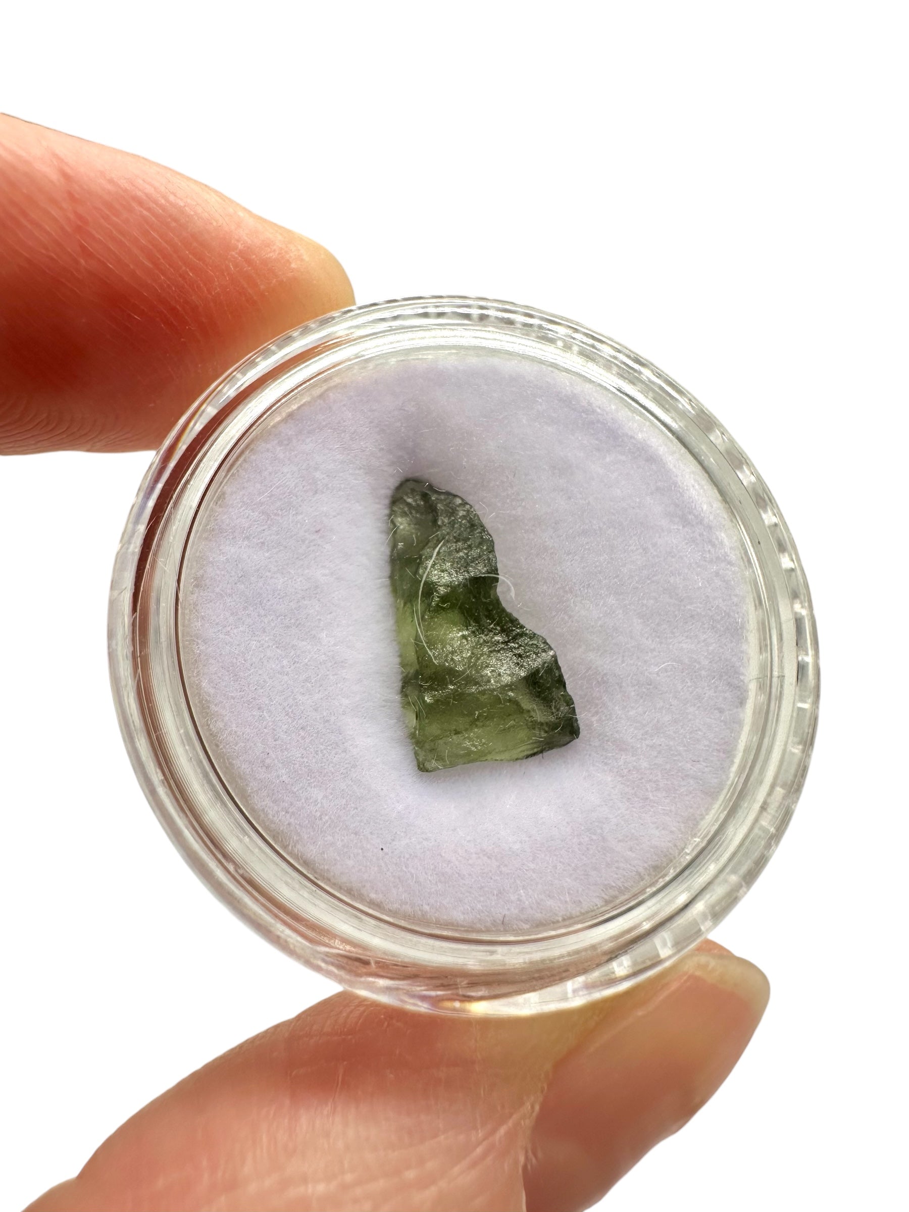 Moldavites in a box, 12 pieces - VK03