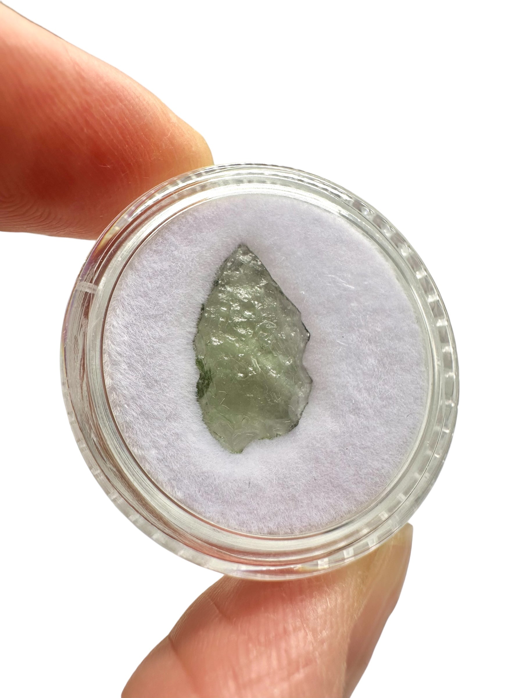 Moldavites in a box, 12 pieces - VK03
