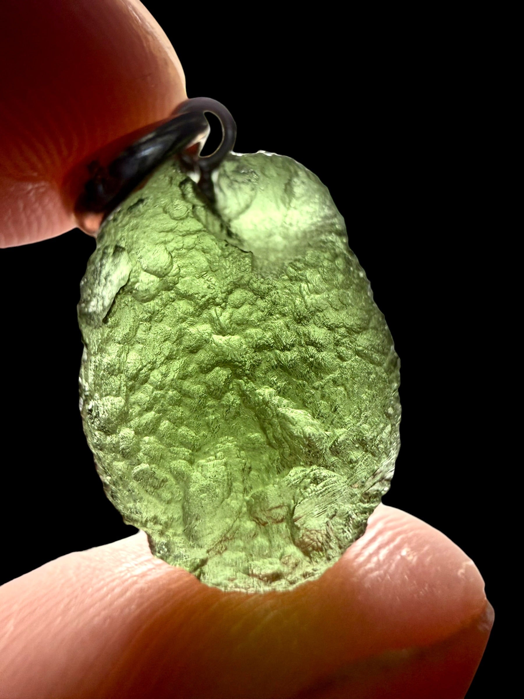 Silver moldavite pendant 2,2g - SP/V854