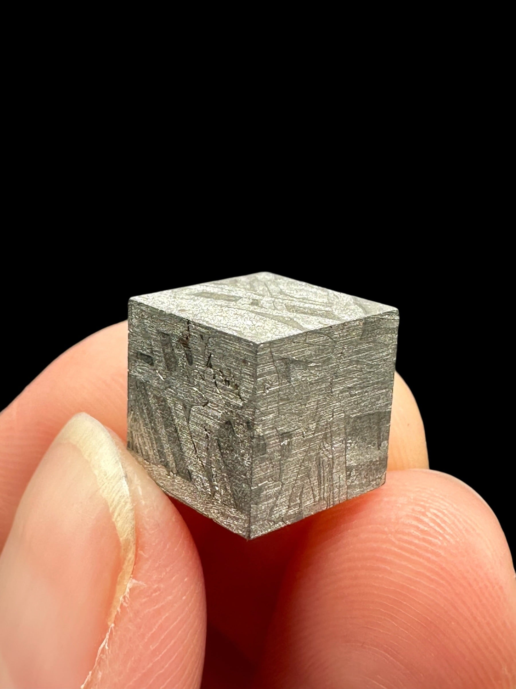Meteorite Aletai Cube 9mm – Xinjiang, China - MEAL128