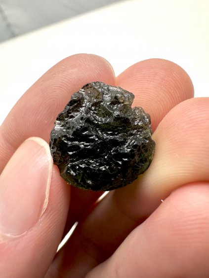 Moldavite Grezza – Maly Chlum – 4,4g - V066-1