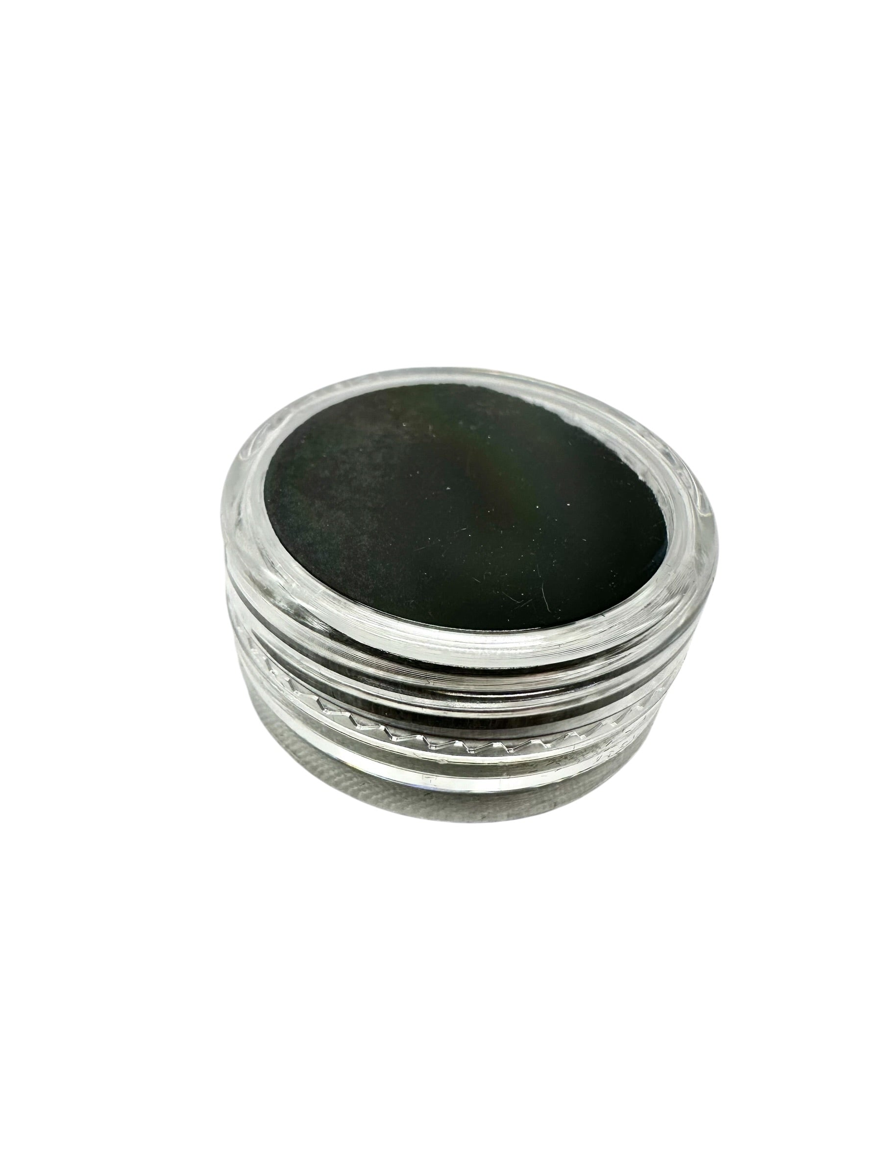 Pack of 12 pcs of plastic screw-top box for mineral samples (black) - PK013