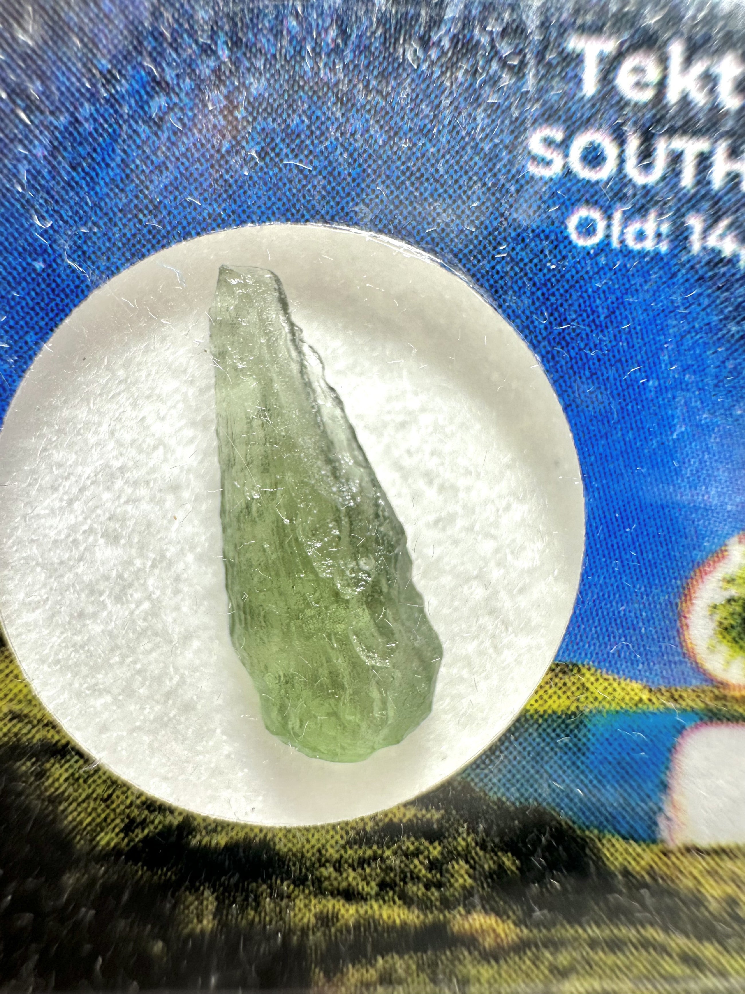 Moldavite in box – Chlum - VVK55