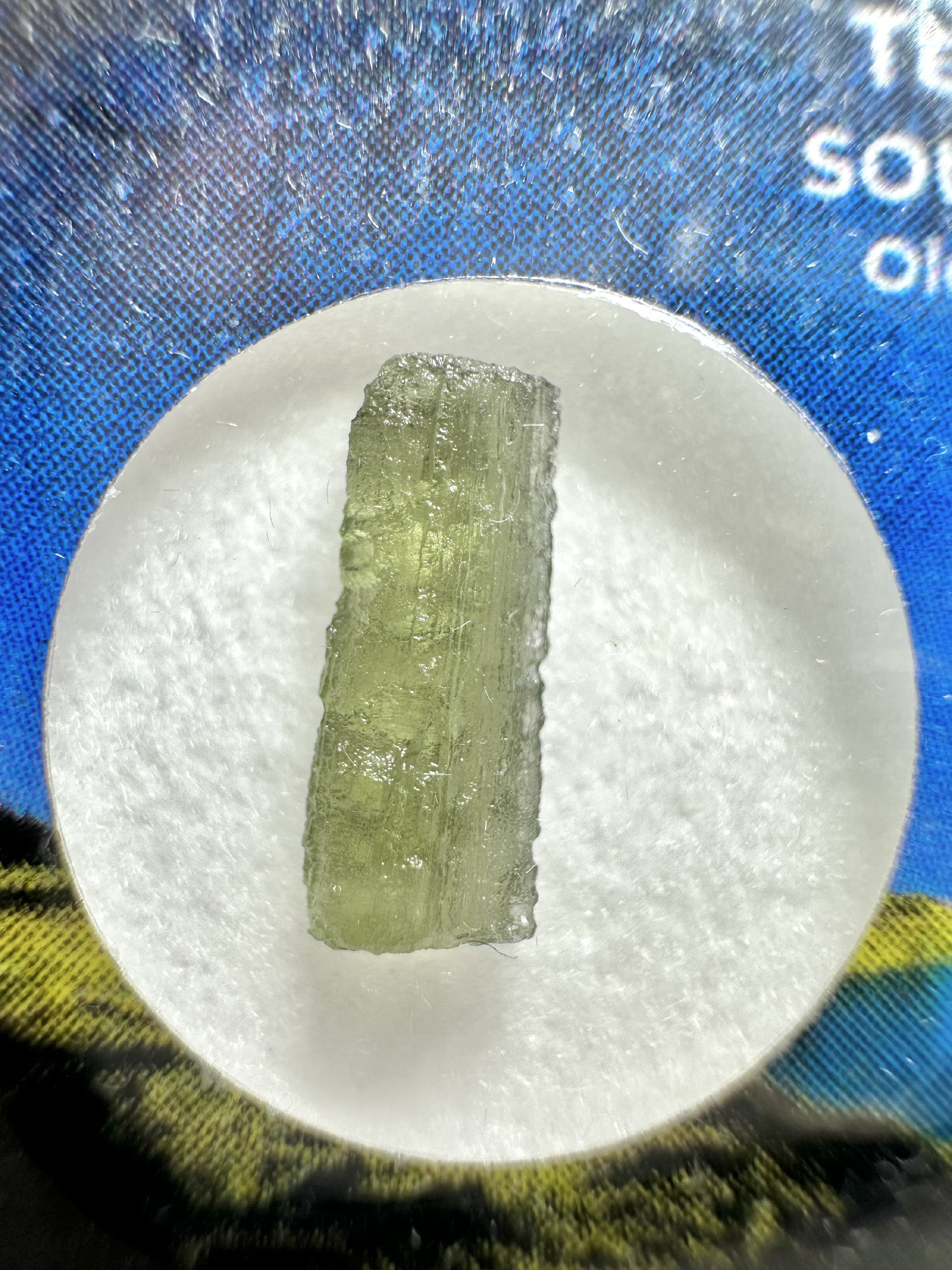 Moldavite in box – Chlum - VVK57