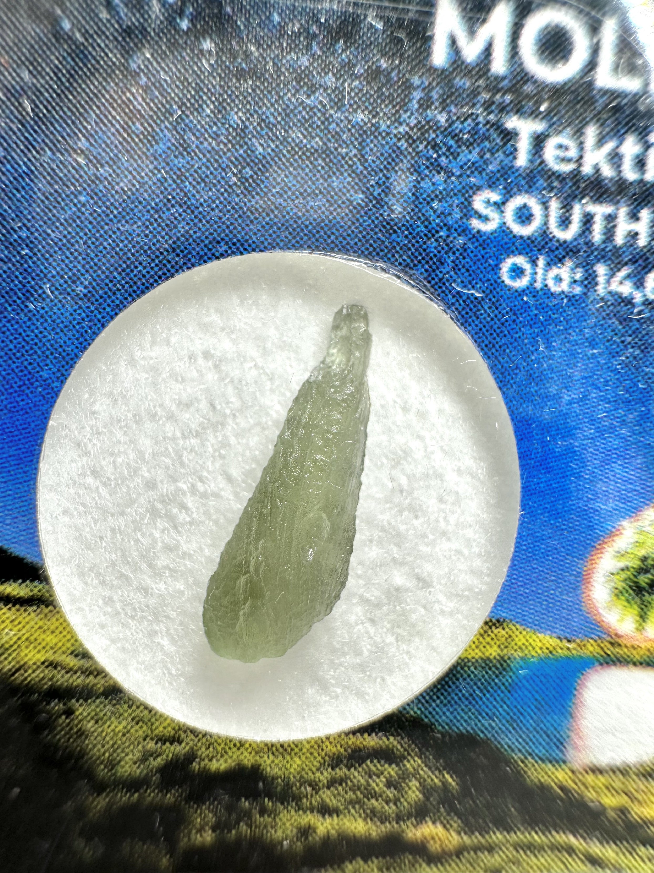 Moldavite in box – Chlum - VVK58