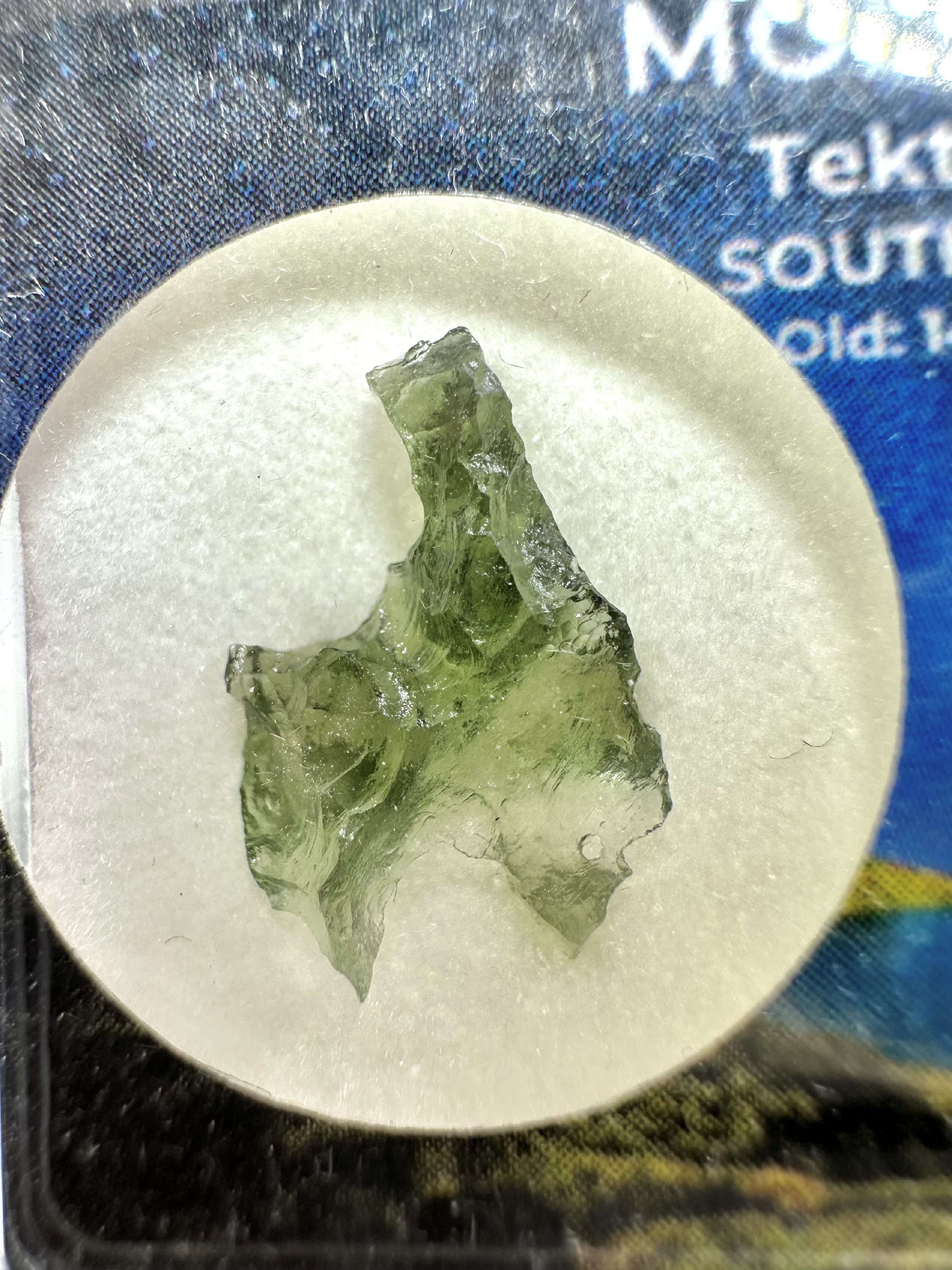 Moldavite in box – Maly Chlum - VVK60