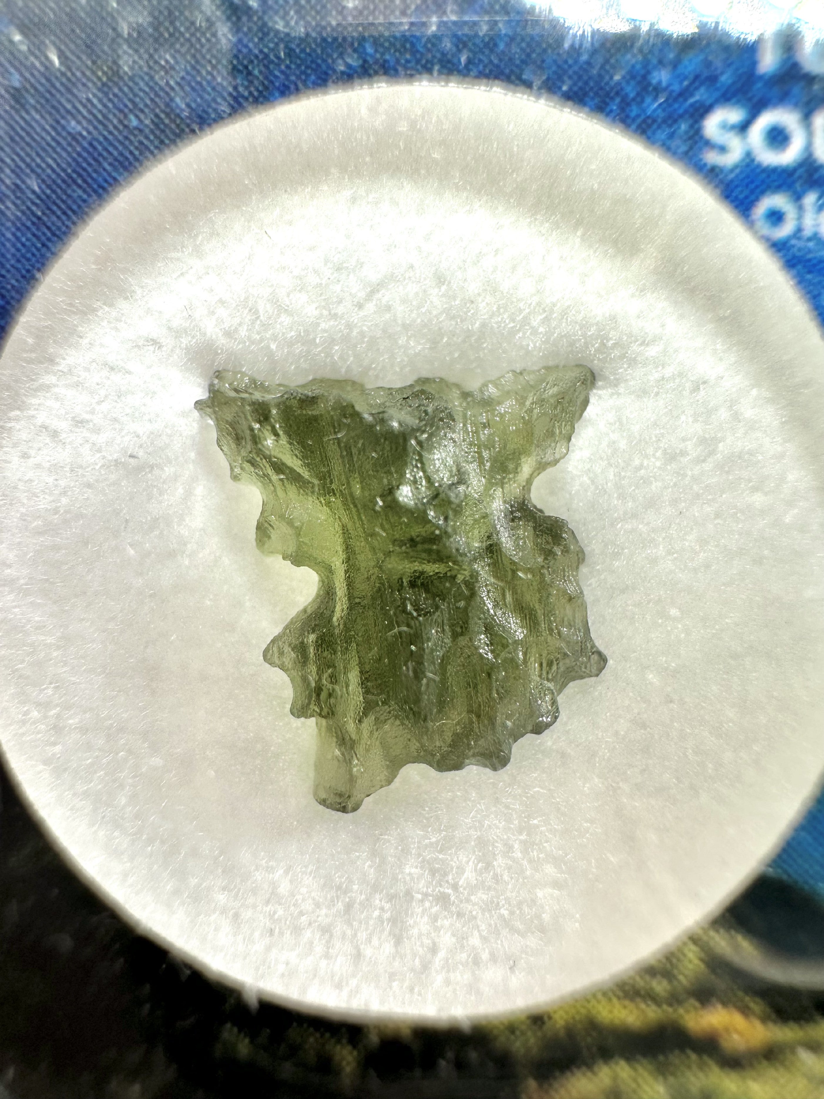 Moldavite in box – Besednice Jezkovna - VVK62