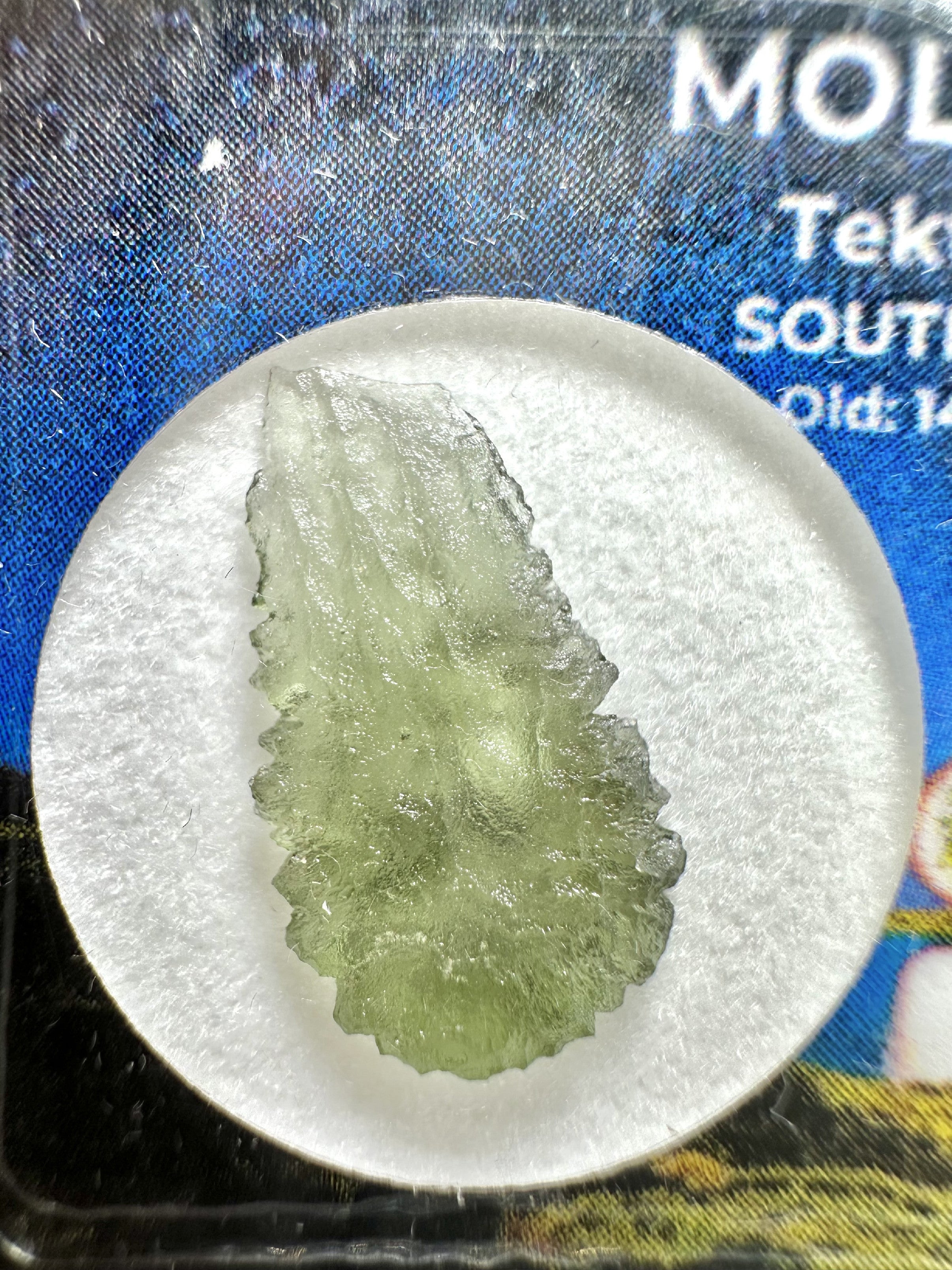 Moldavite in box – Olesnice - VVK67