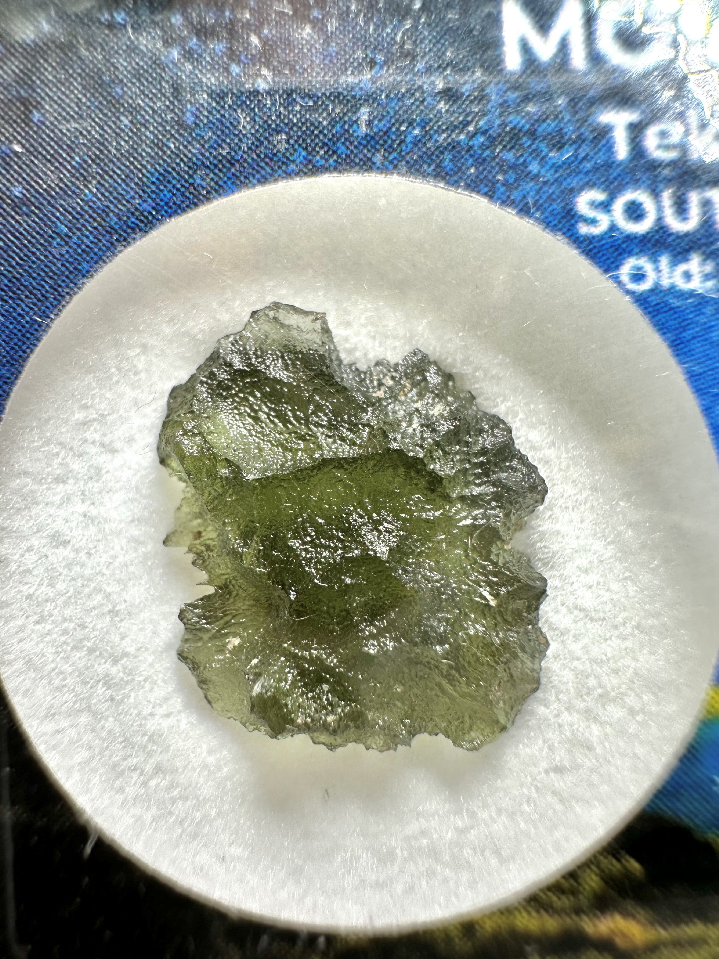 Moldavite in box – Olesnice - VVK68