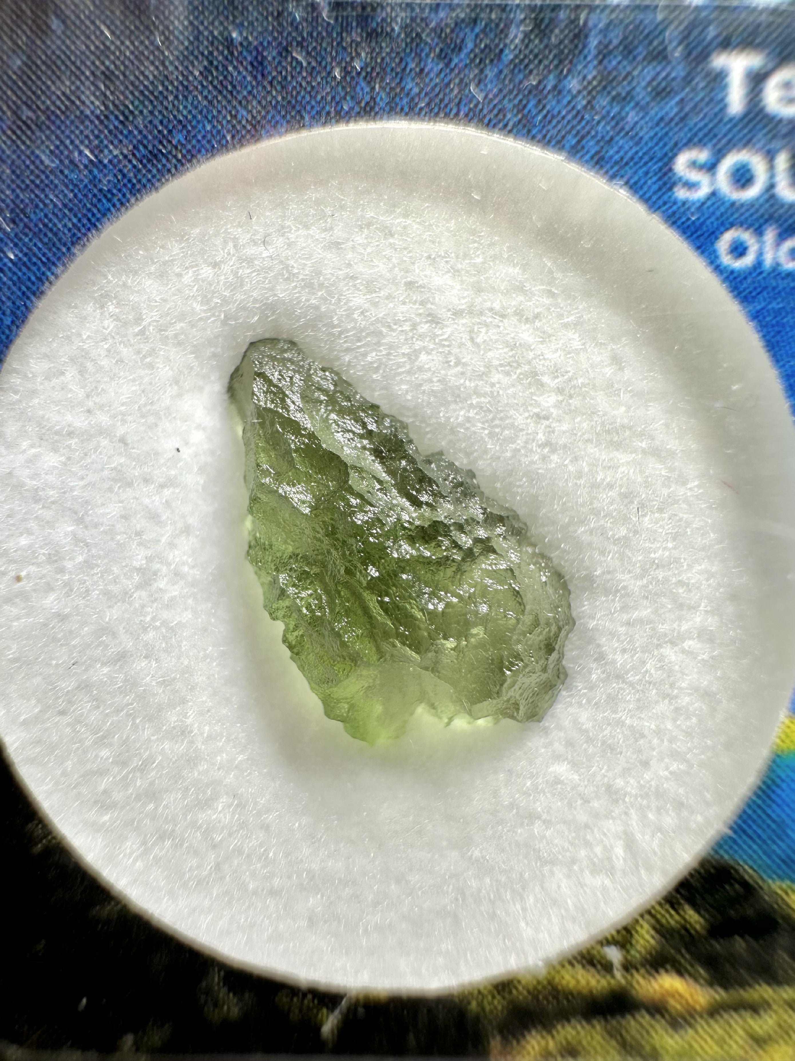 Moldavite in box – Olesnice - VVK69