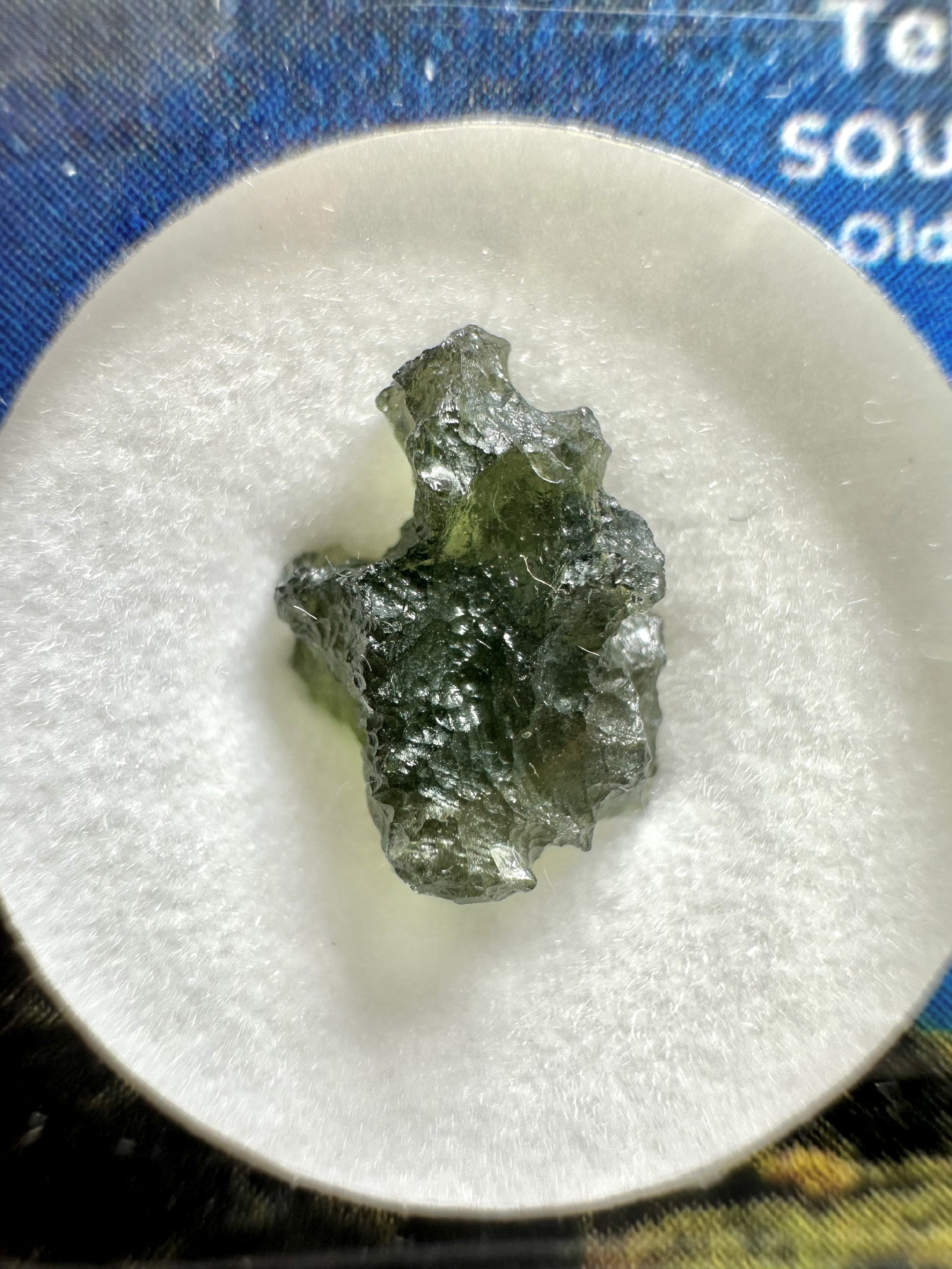 Moldavite in box – Olesnice - VVK71