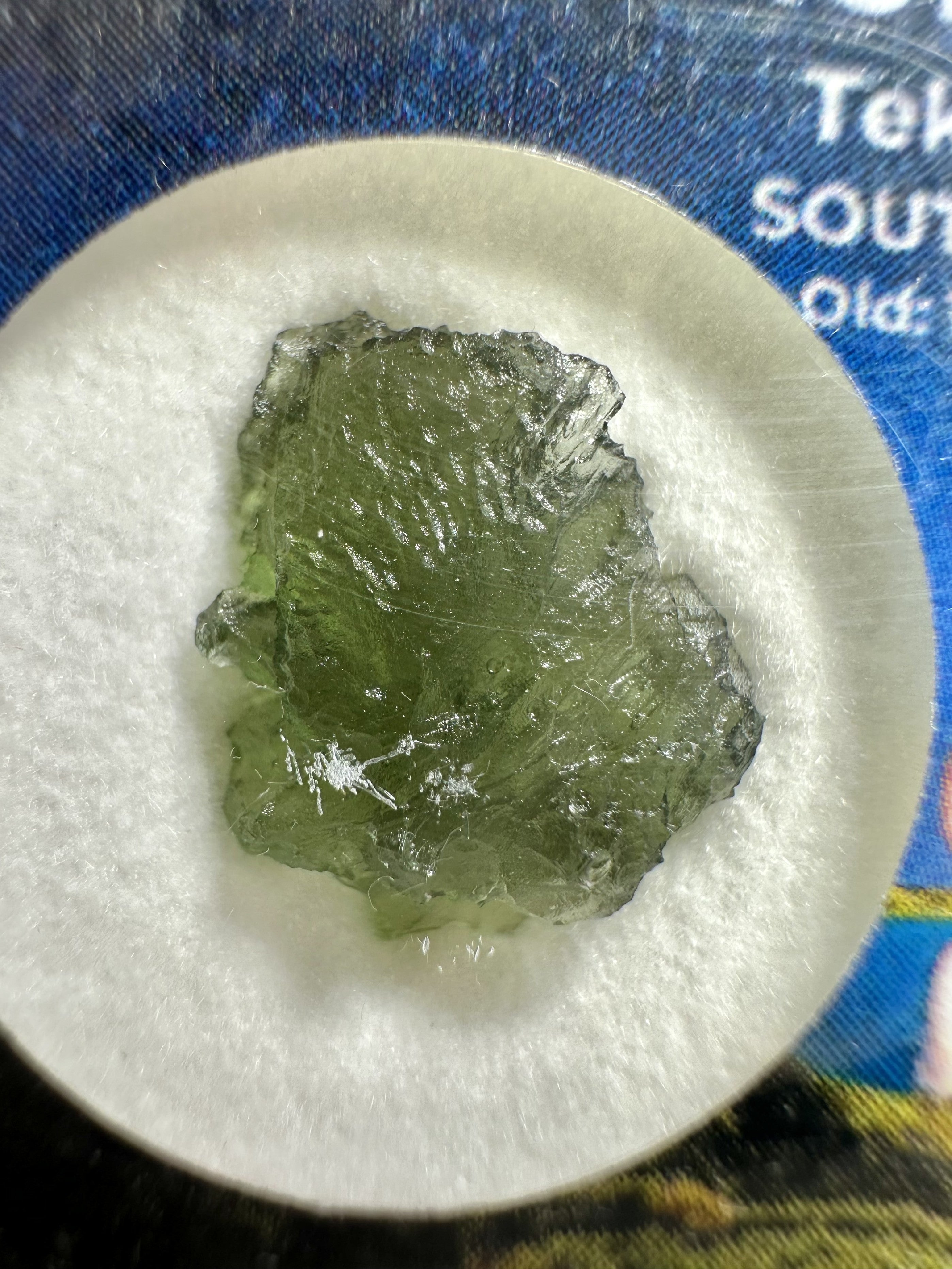 Moldavite in box – Olesnice - VVK73