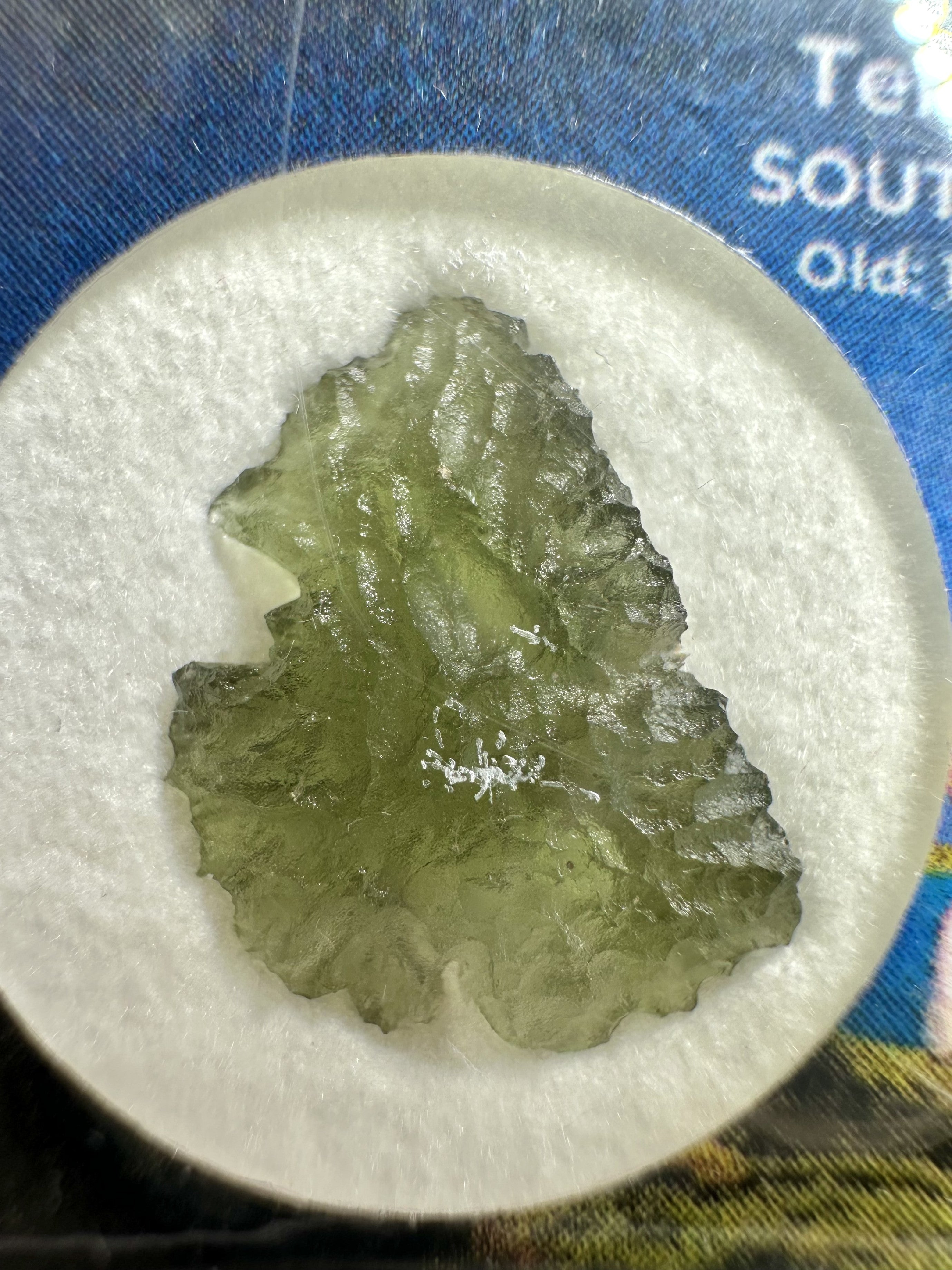 Moldavite in box – Olesnice - VVK74